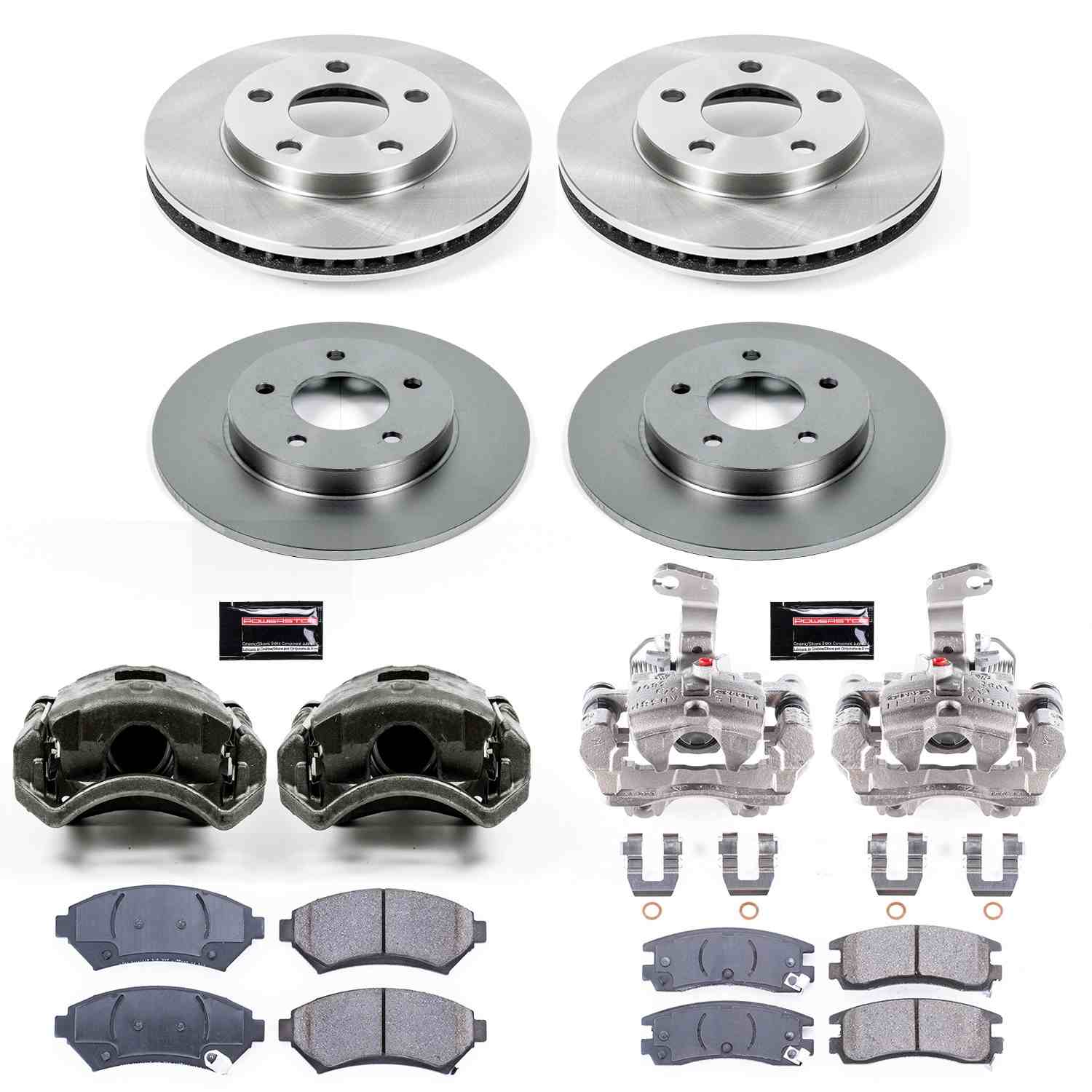 Power Stop 00-05 Buick LeSabre Front & Rear Autospecialty Brake Kit w/Calipers