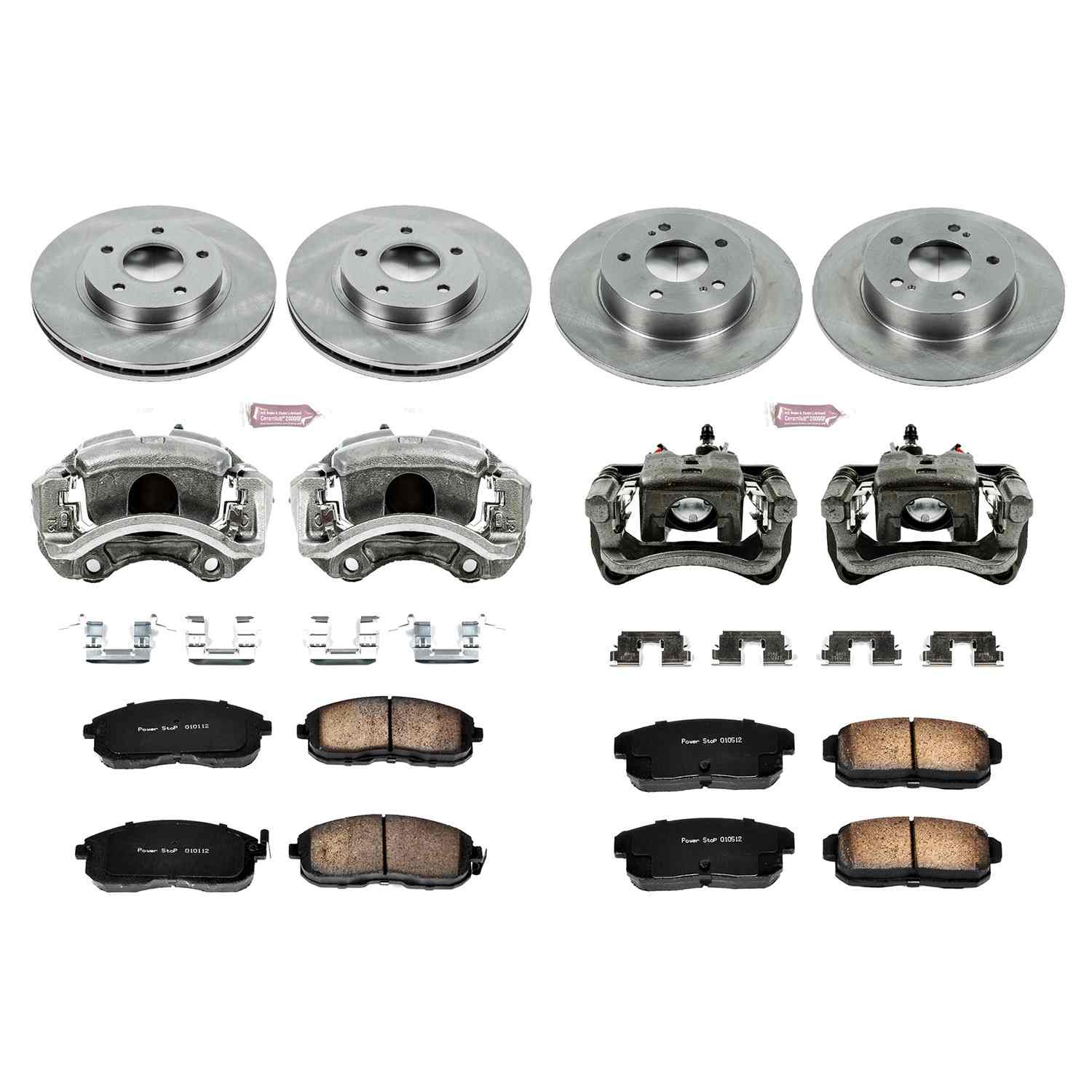 Power Stop 2001 Infiniti I30 Front & Rear Autospecialty Brake Kit w/Calipers