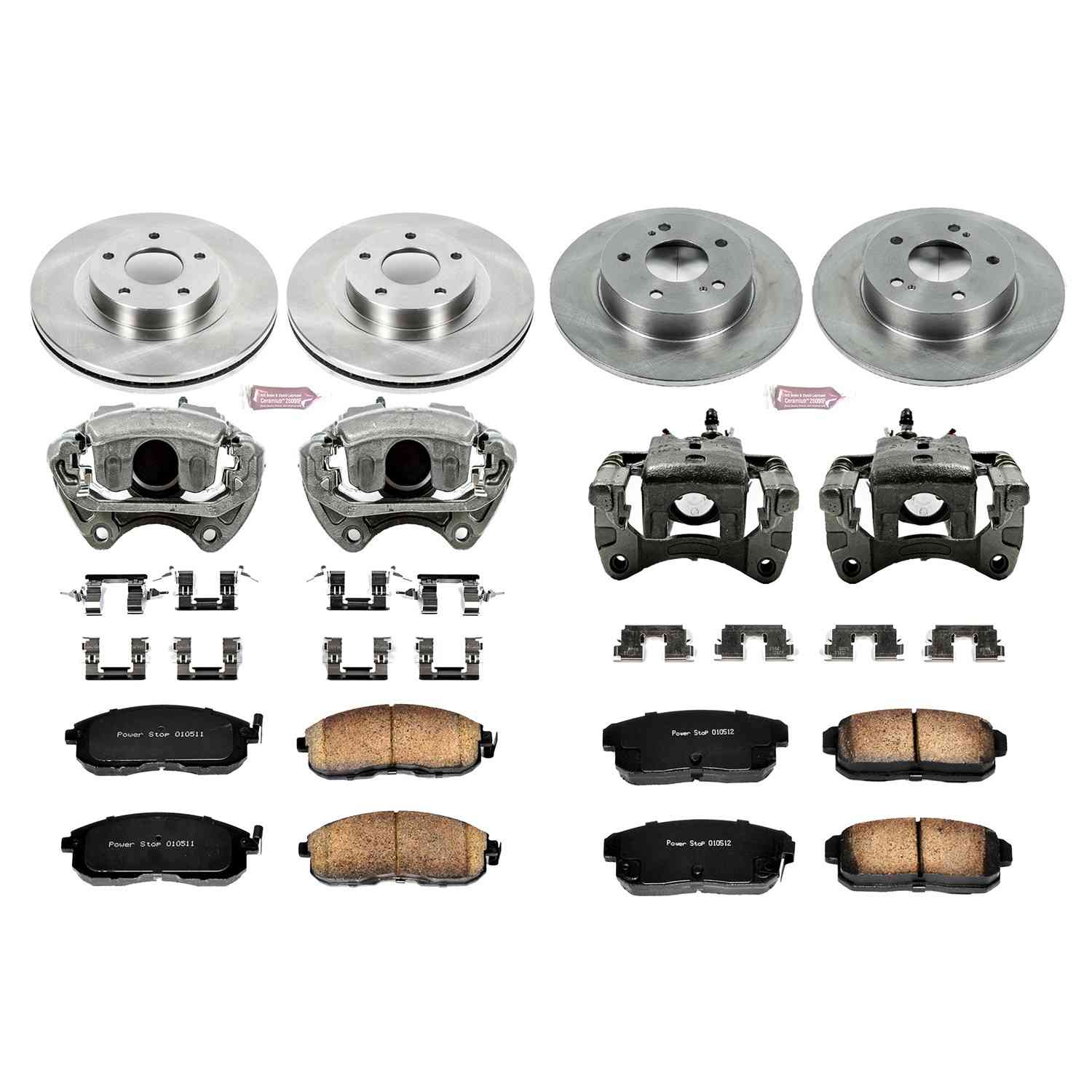 Power Stop 02-04 Infiniti I35 Front & Rear Autospecialty Brake Kit w/Calipers