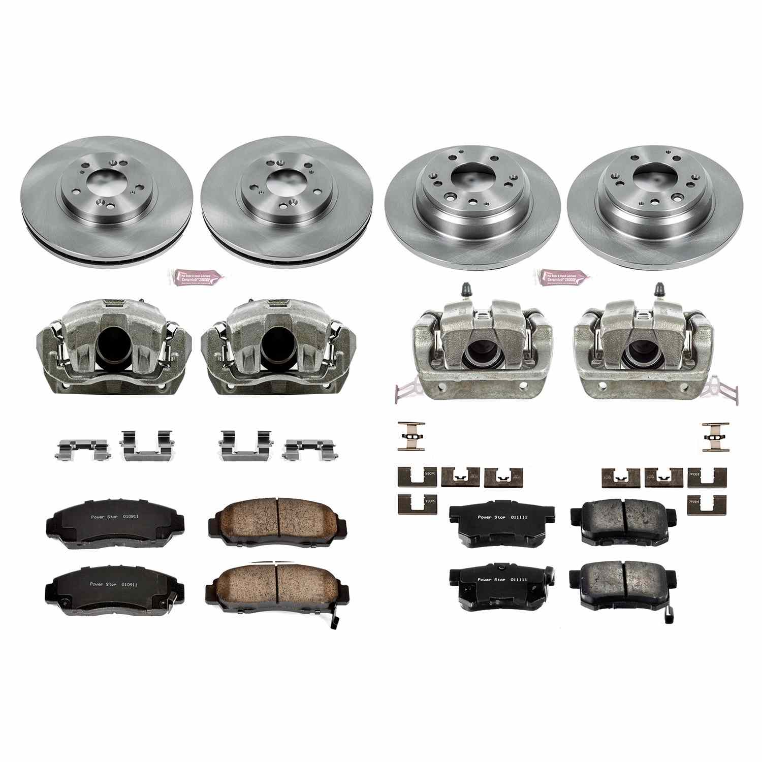 Power Stop 99-01 Acura RL Front & Rear Autospecialty Brake Kit w/Calipers