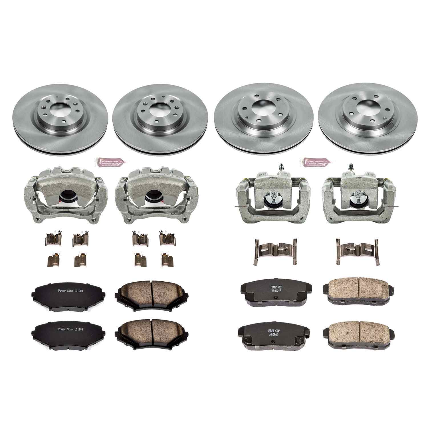 Power Stop 04-11 Mazda RX-8 Front & Rear Autospecialty Brake Kit w/Calipers