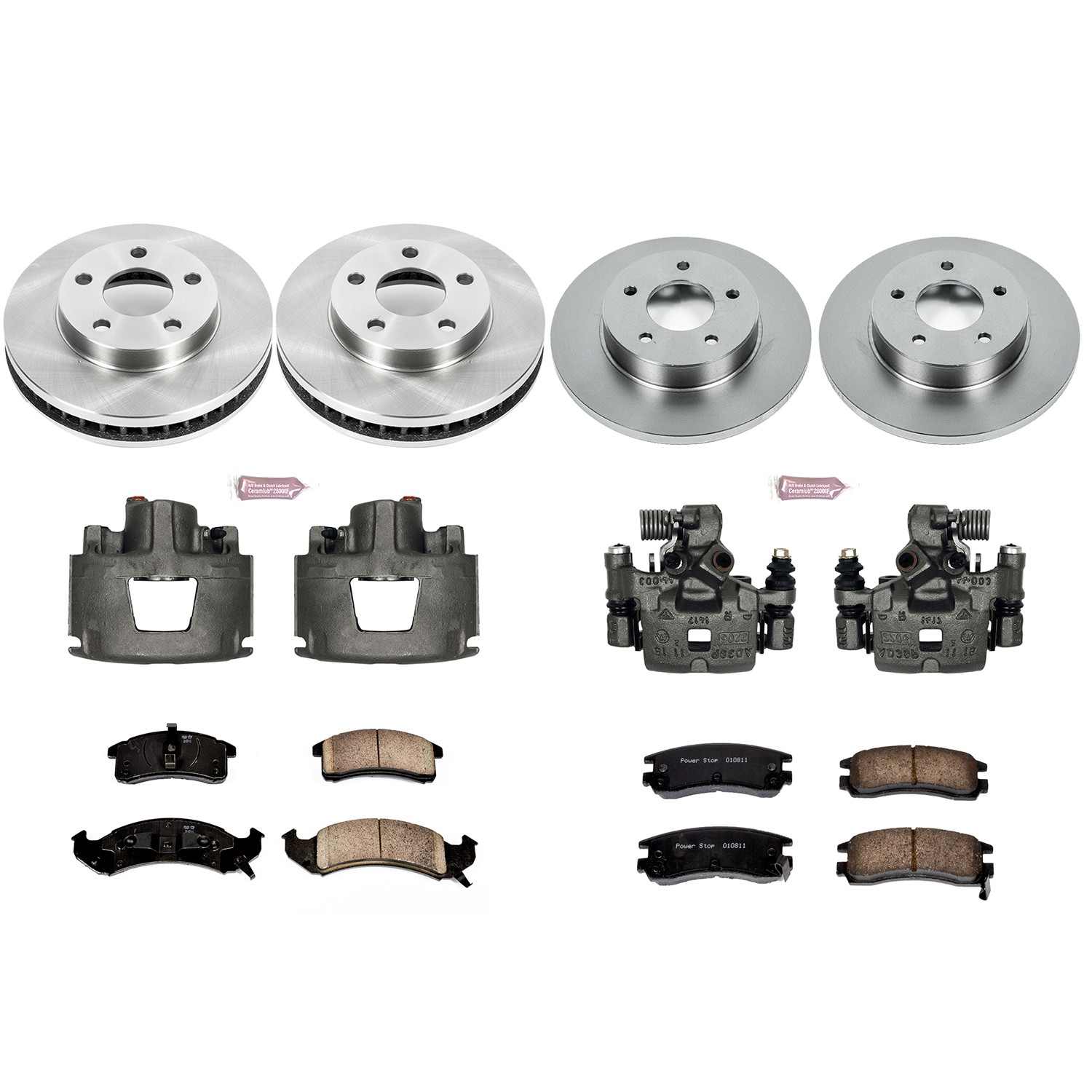 Power Stop 1993 Cadillac Eldorado Front & Rear Autospecialty Brake Kit w/Calipers
