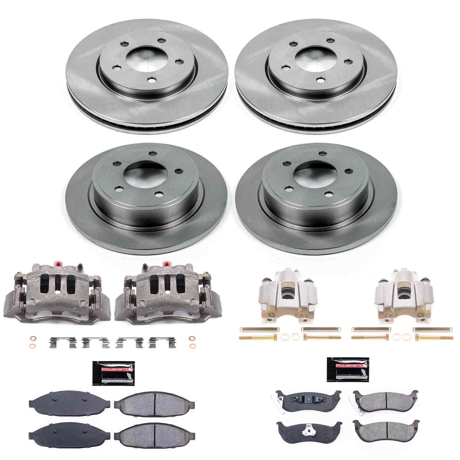 Power Stop 04-08 Chrysler Pacifica Front & Rear Autospecialty Kit w/Cals
