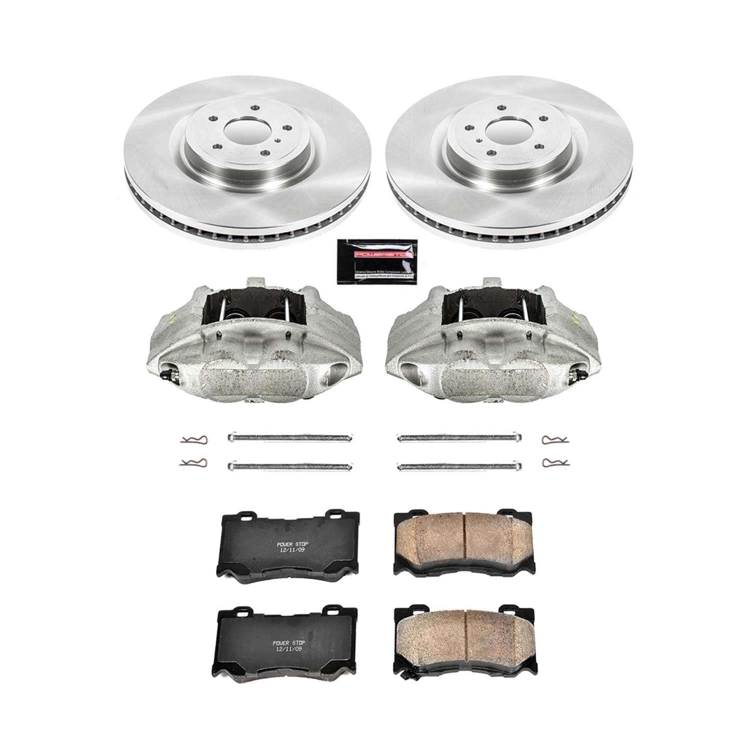 Power Stop 09-19 Nissan 370Z Front Autospecialty Kit w/Cals