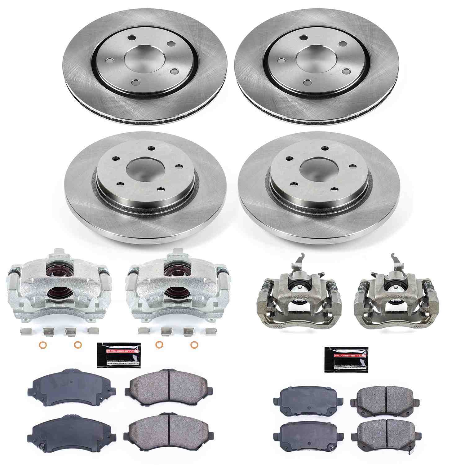 Power Stop 09-12 Dodge Journey Front & Rear Autospecialty Brake Kit w/Calipers