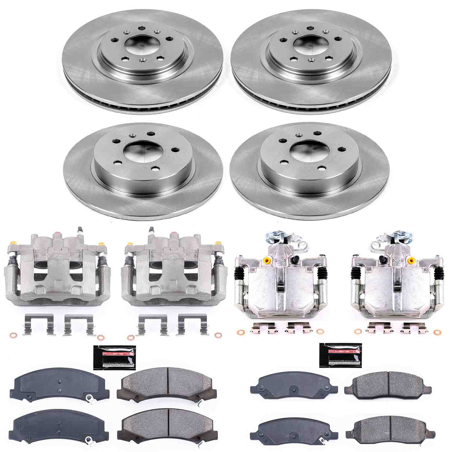 Power Stop 06-11 Buick Lucerne Front & Rear Autospecialty Kit w/Cals