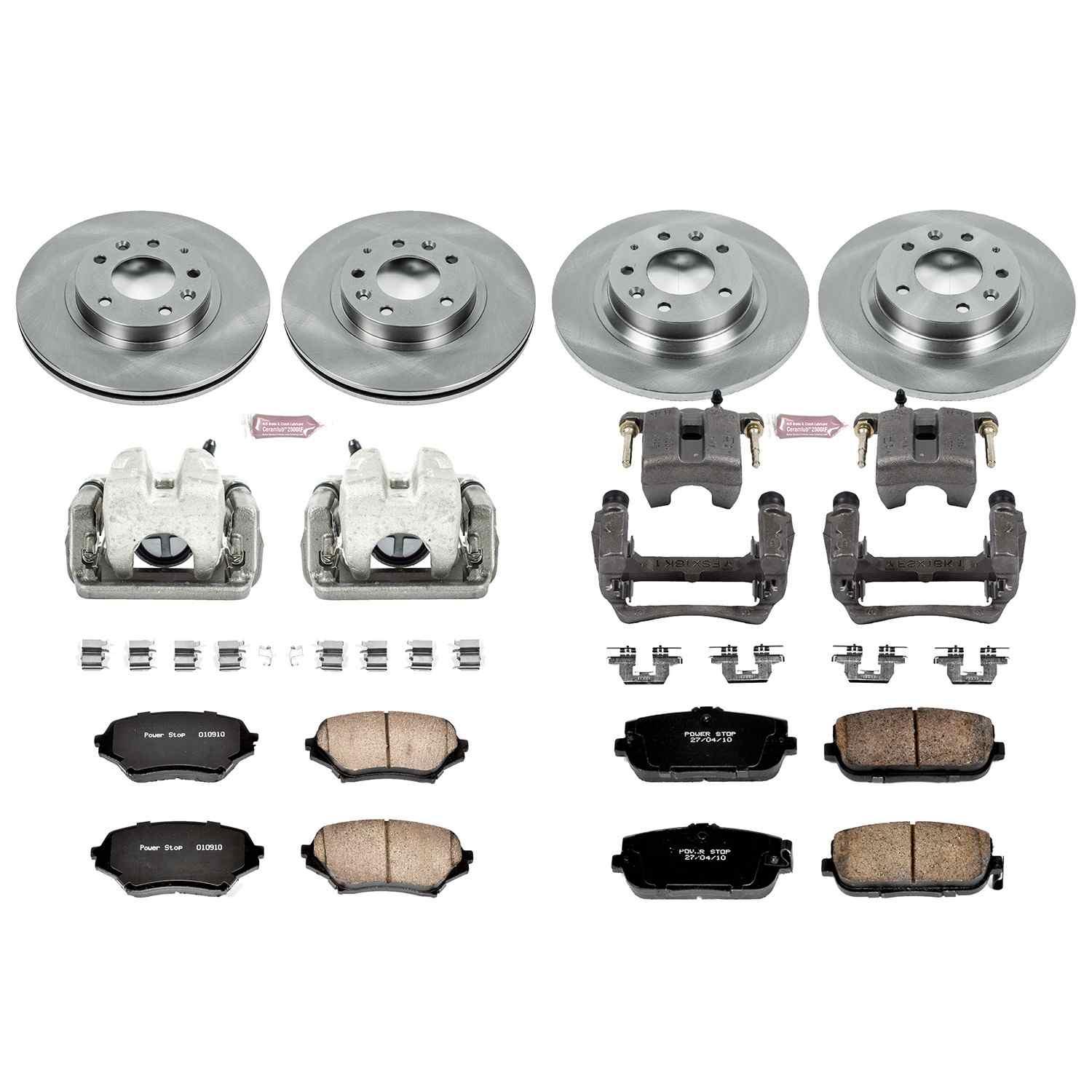 Power Stop 06-15 Mazda MX-5 Miata Front & Rear Autospecialty Brake Kit w/Calipers