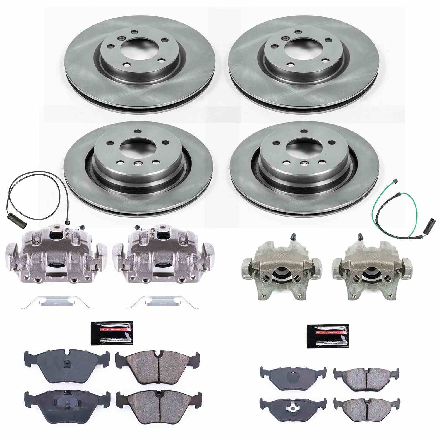 Power Stop 95-99 BMW M3 Front & Rear Autospecialty Brake Kit w/Calipers