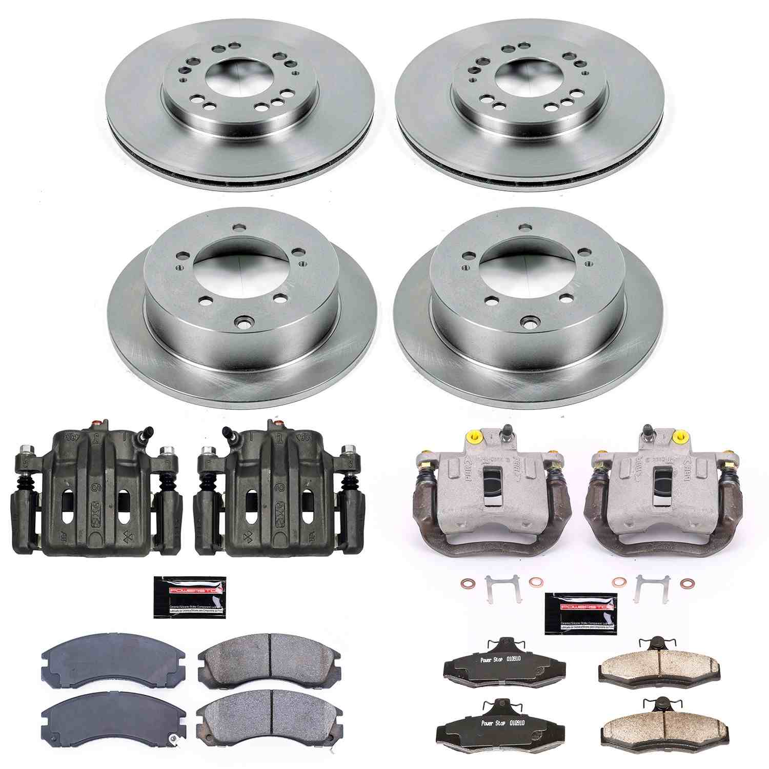 Power Stop 97-04 Mitsubishi Diamante Front & Rear Autospecialty Brake Kit w/Calipers