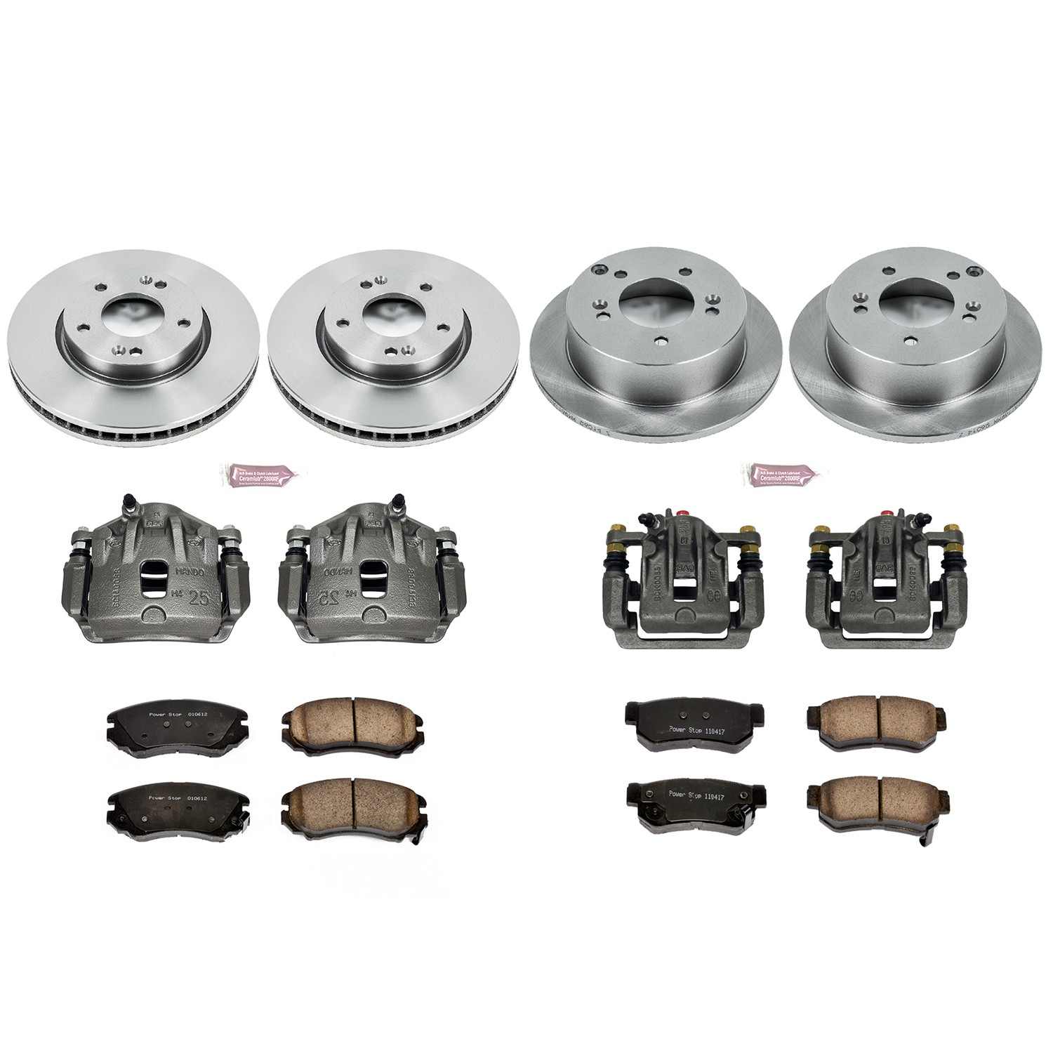 Power Stop 06-08 Hyundai Sonata Front & Rear Autospecialty Brake Kit w/Calipers