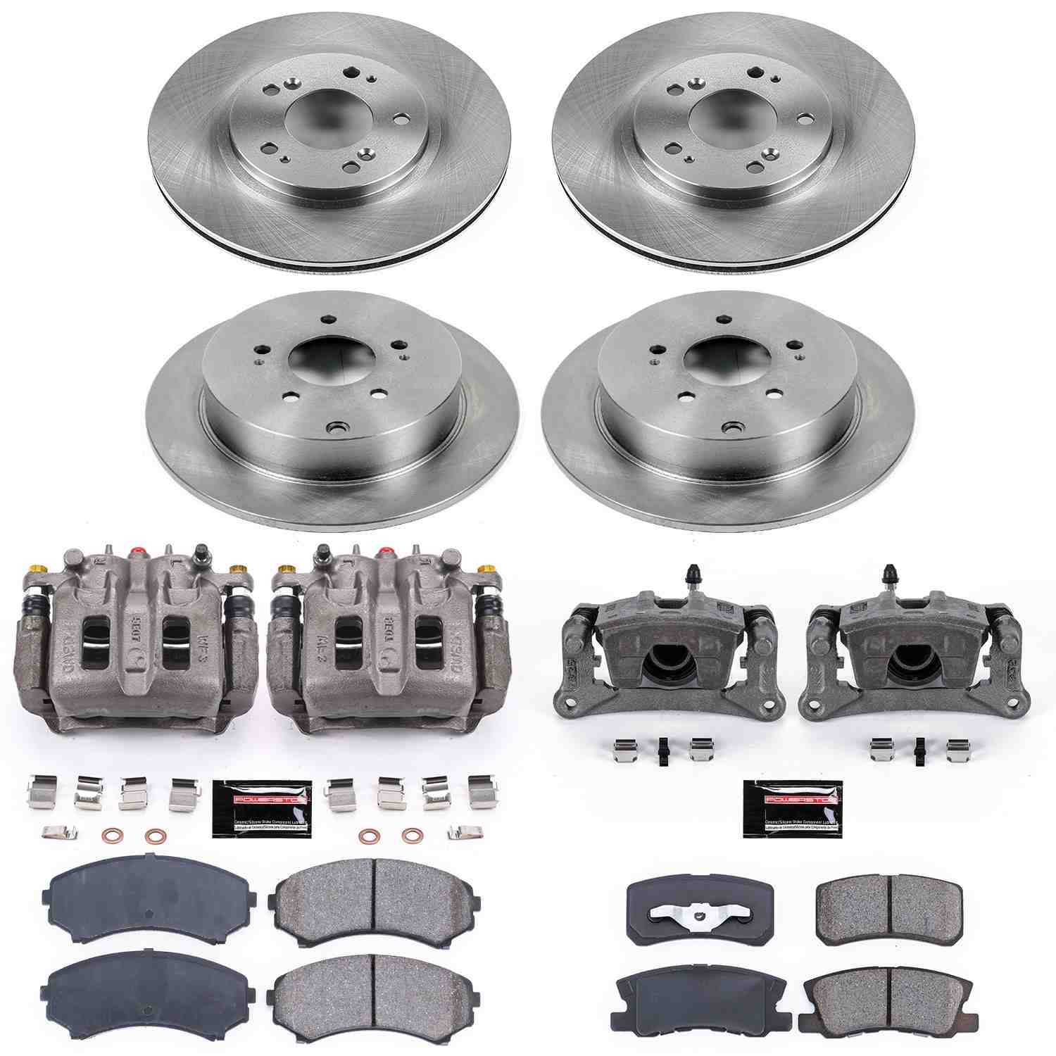 Power Stop 04-11 Mitsubishi Endeavor Front & Rear Autospecialty Brake Kit w/Calipers