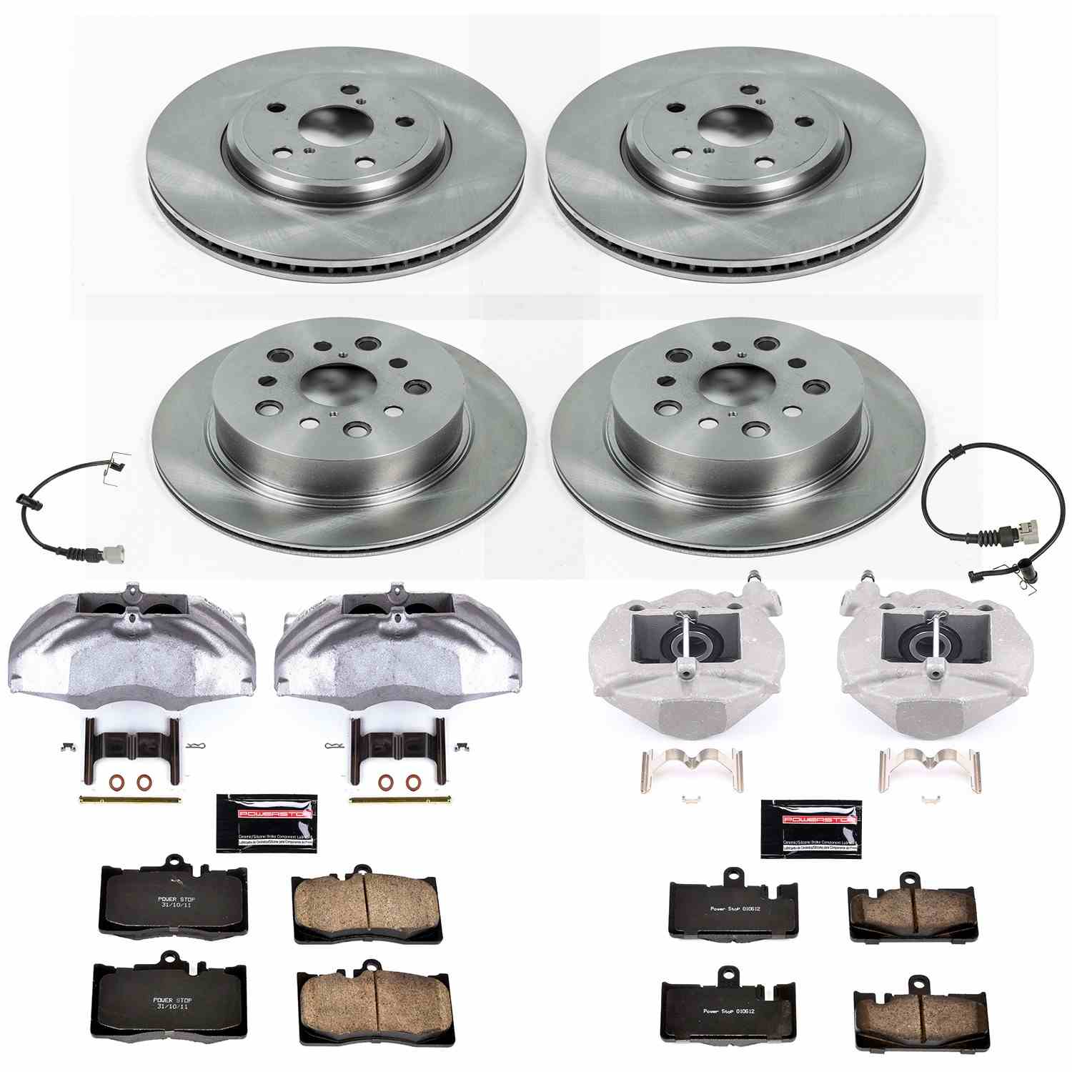 Power Stop 01-06 Lexus LS430 Front & Rear Autospecialty Brake Kit w/Calipers