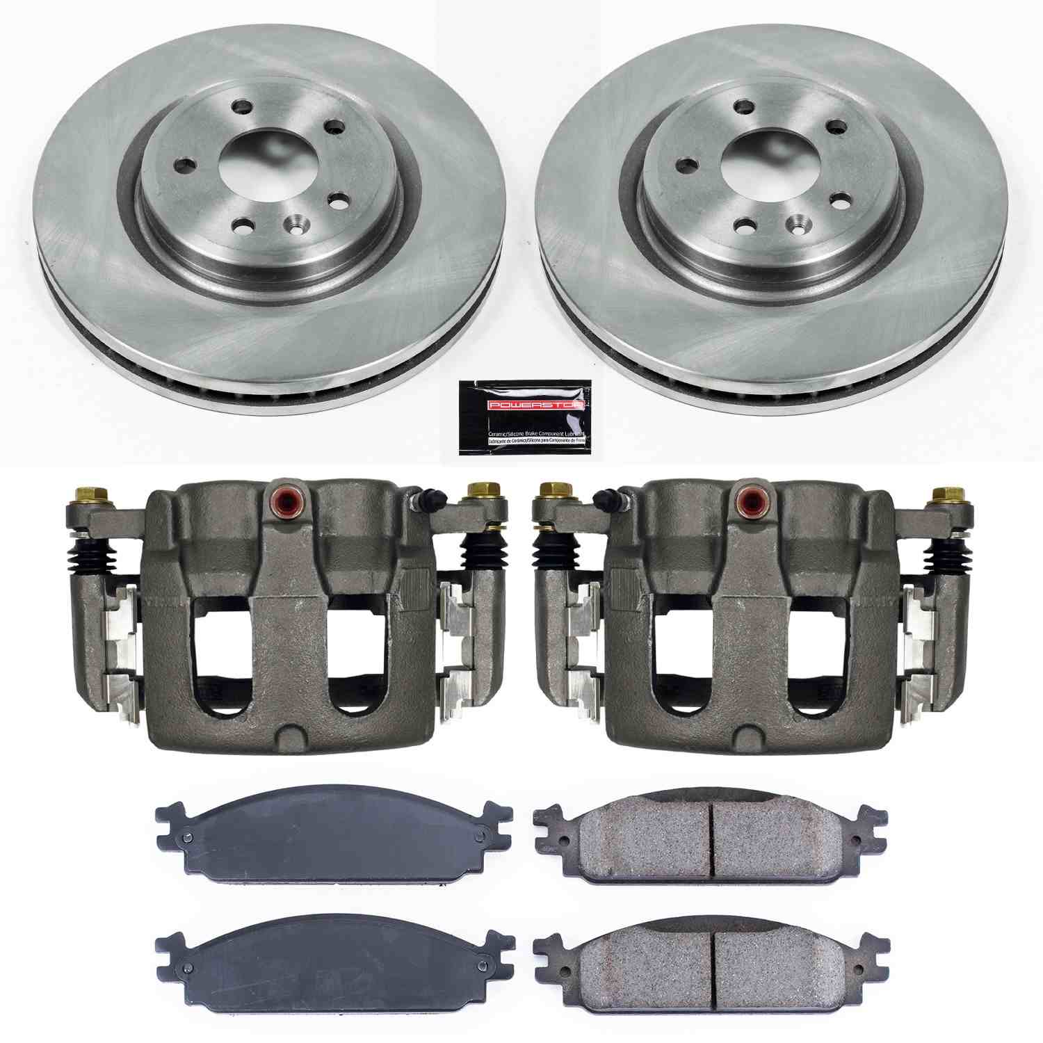 Power Stop 2010 Lincoln MKT Front Autospecialty Kit w/Cals