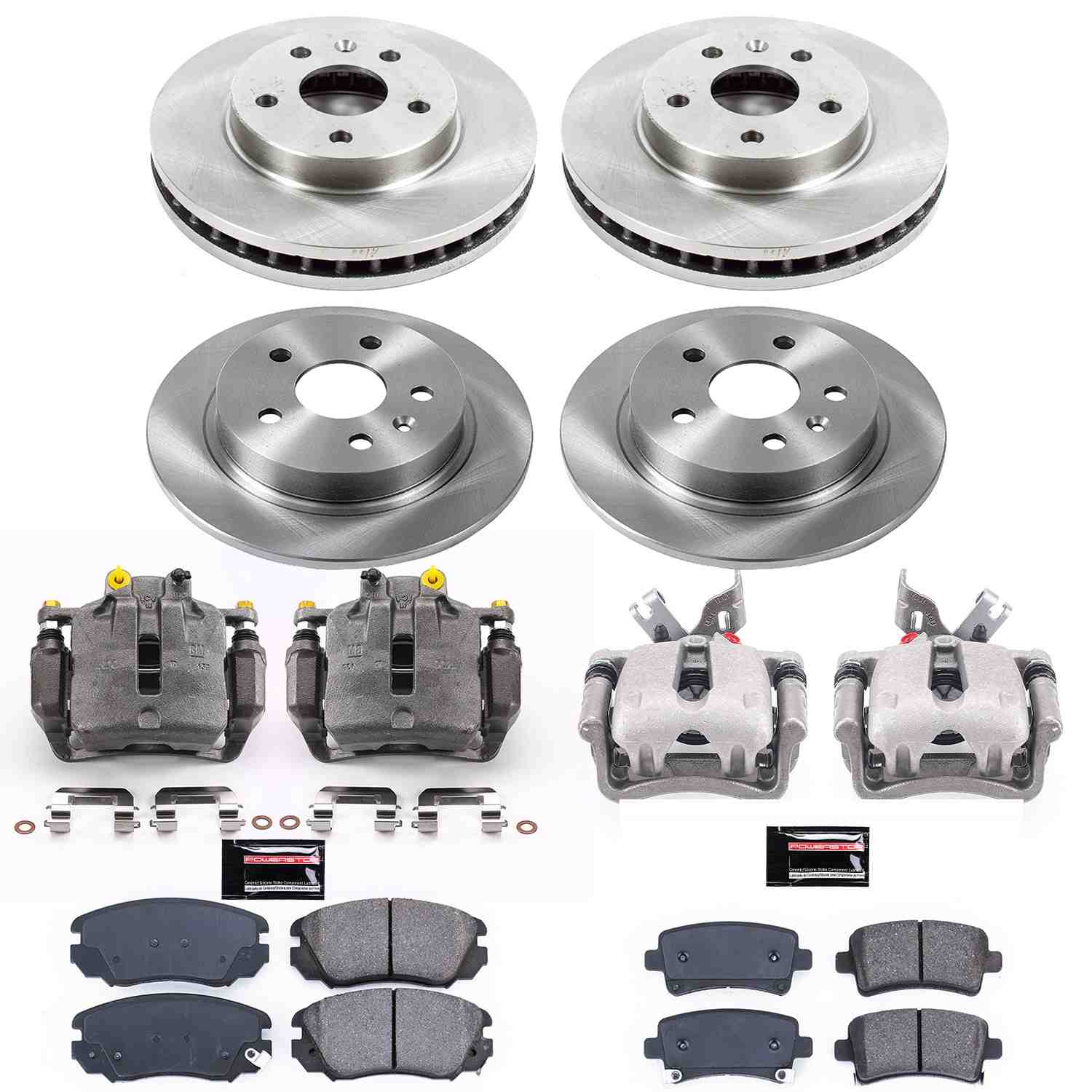Power Stop 12-16 Buick LaCrosse Front & Rear Autospecialty Brake Kit w/Calipers