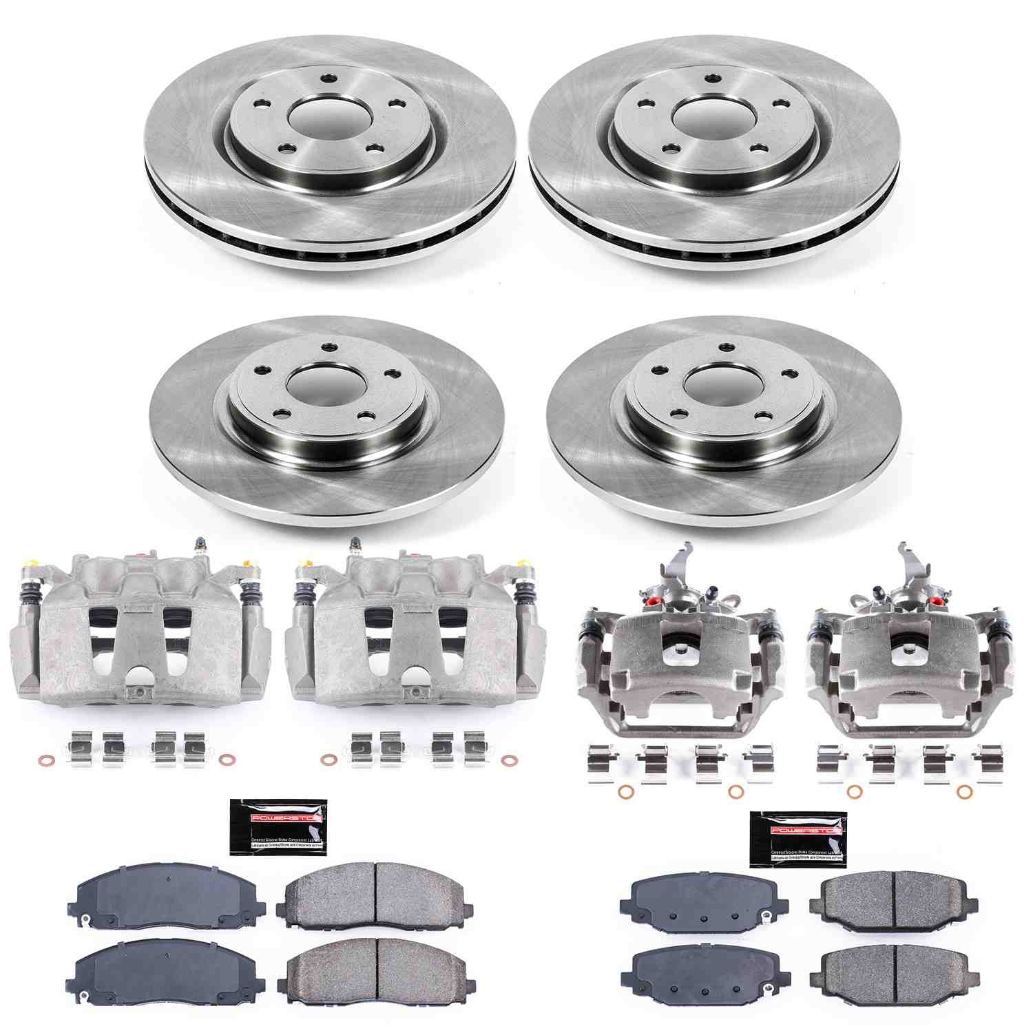 Power Stop 12-20 Dodge Journey Front & Rear Autospecialty Kit w/Cals