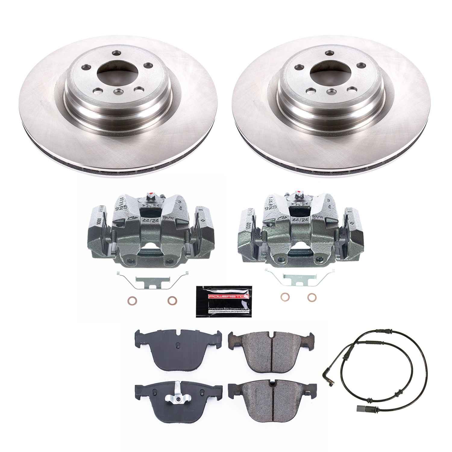 Power Stop 2009 BMW 750i Rear Autospecialty Kit w/Cals