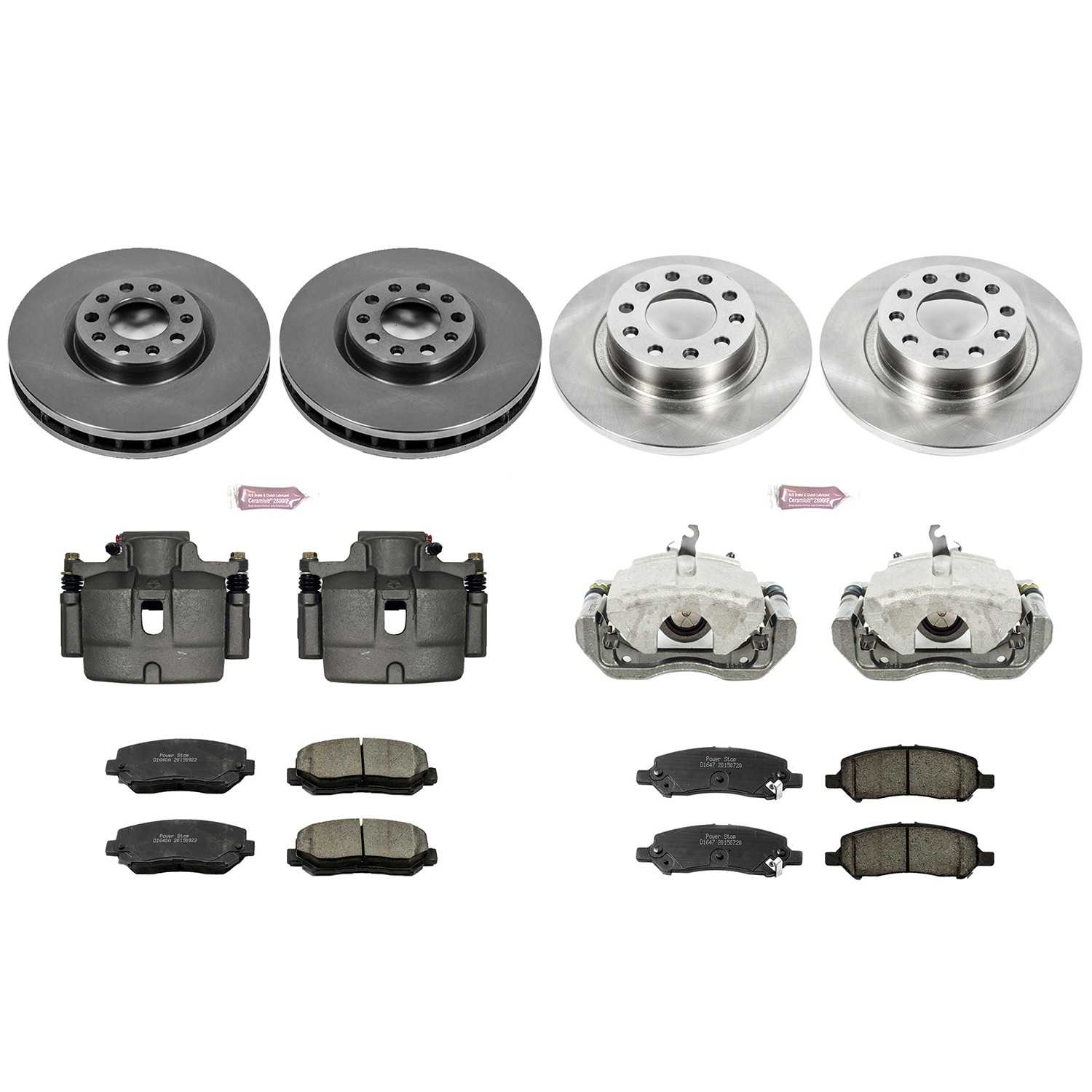 Power Stop 13-16 Dodge Dart Front & Rear Autospecialty Brake Kit w/Calipers