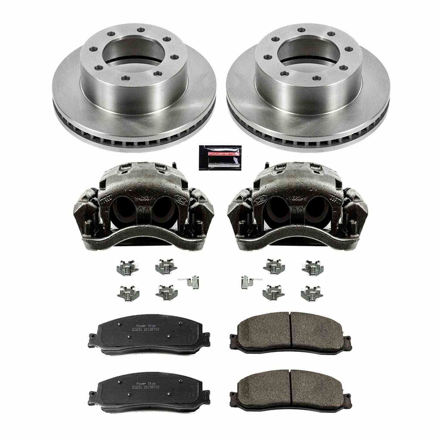 Power Stop 2012 Ford F-350 Super Duty Front Autospecialty Kit w/Cals
