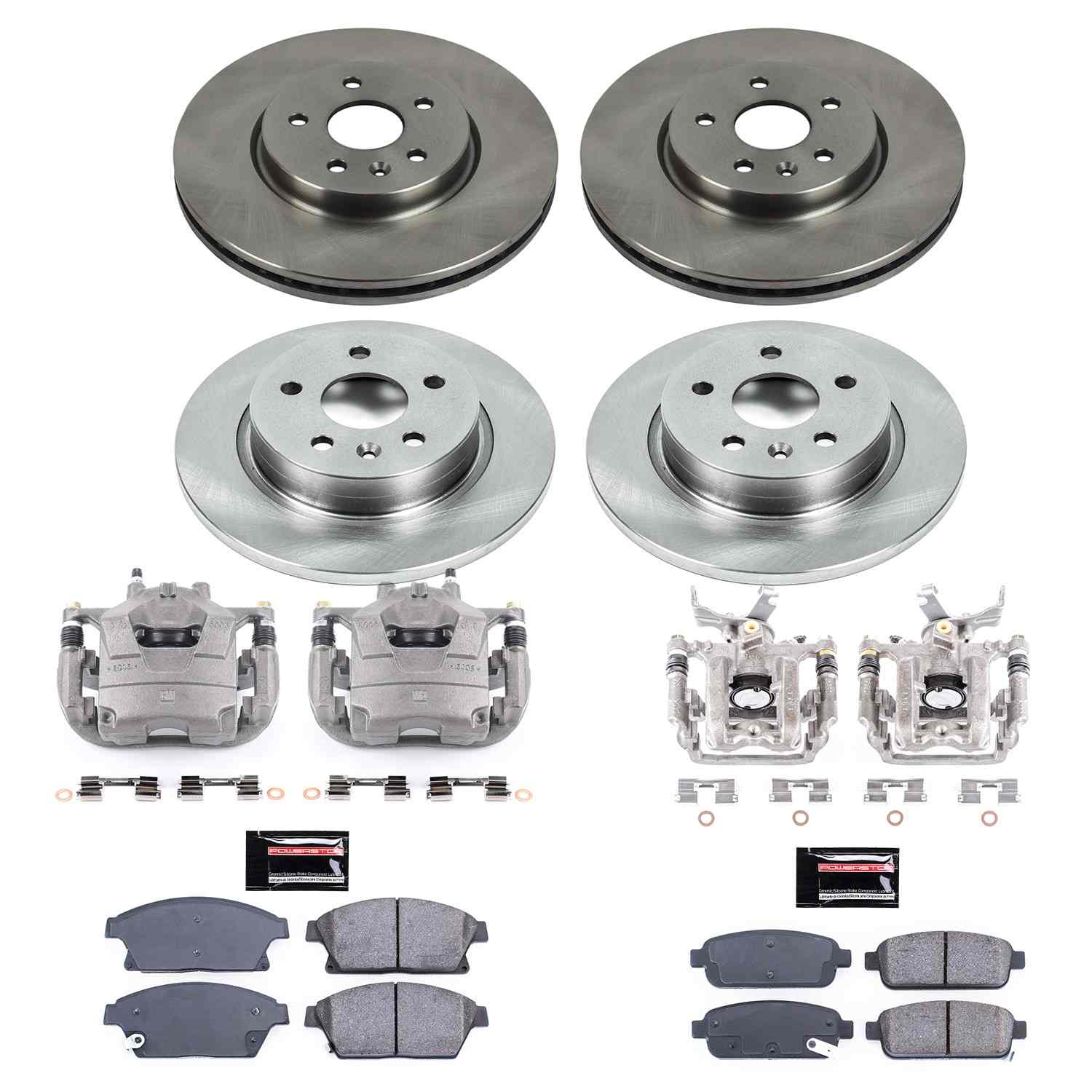 Power Stop 15-16 Chevrolet Trax Front & Rear Autospecialty Brake Kit w/Calipers