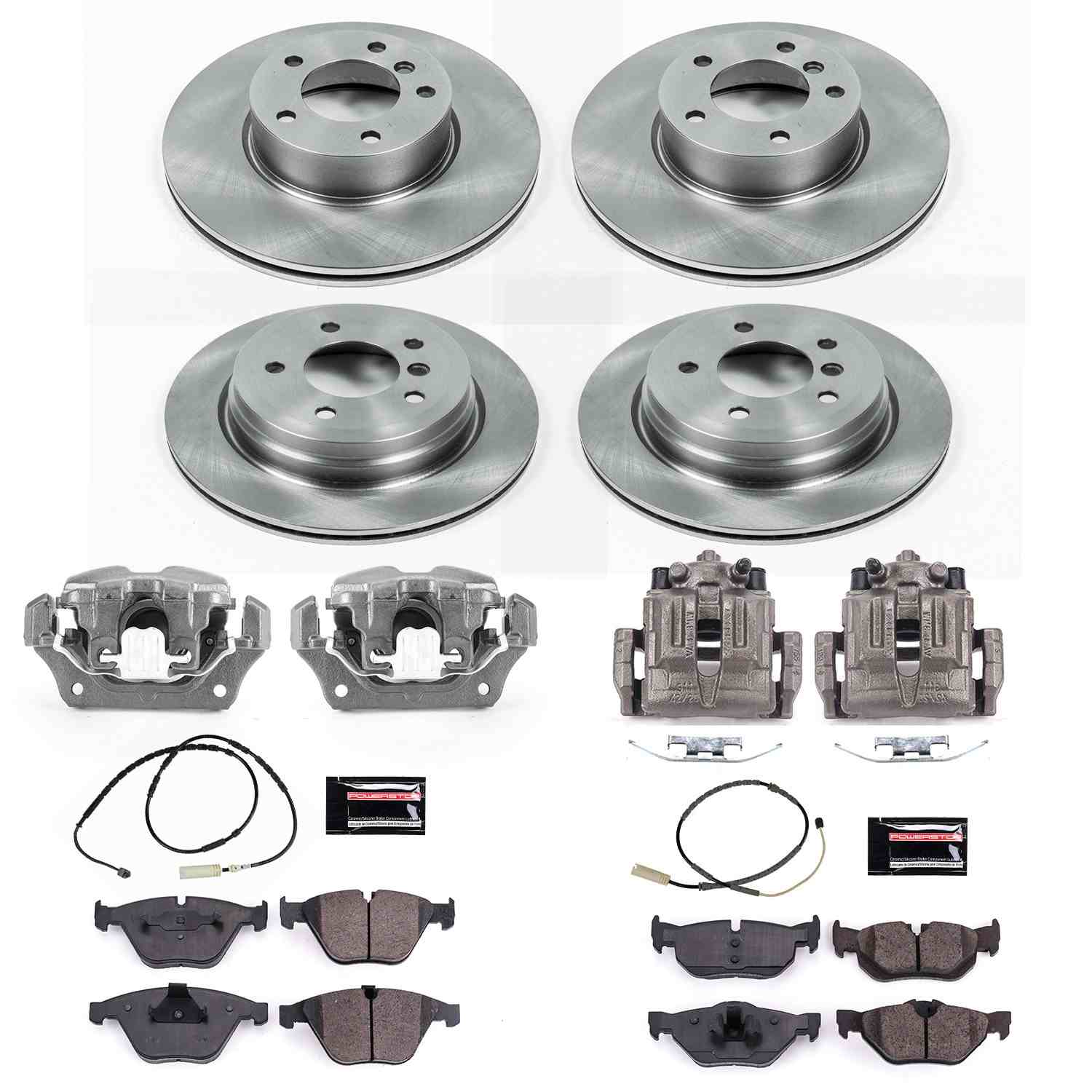 Power Stop 13-15 BMW X1 Front & Rear Autospecialty Brake Kit w/Calipers