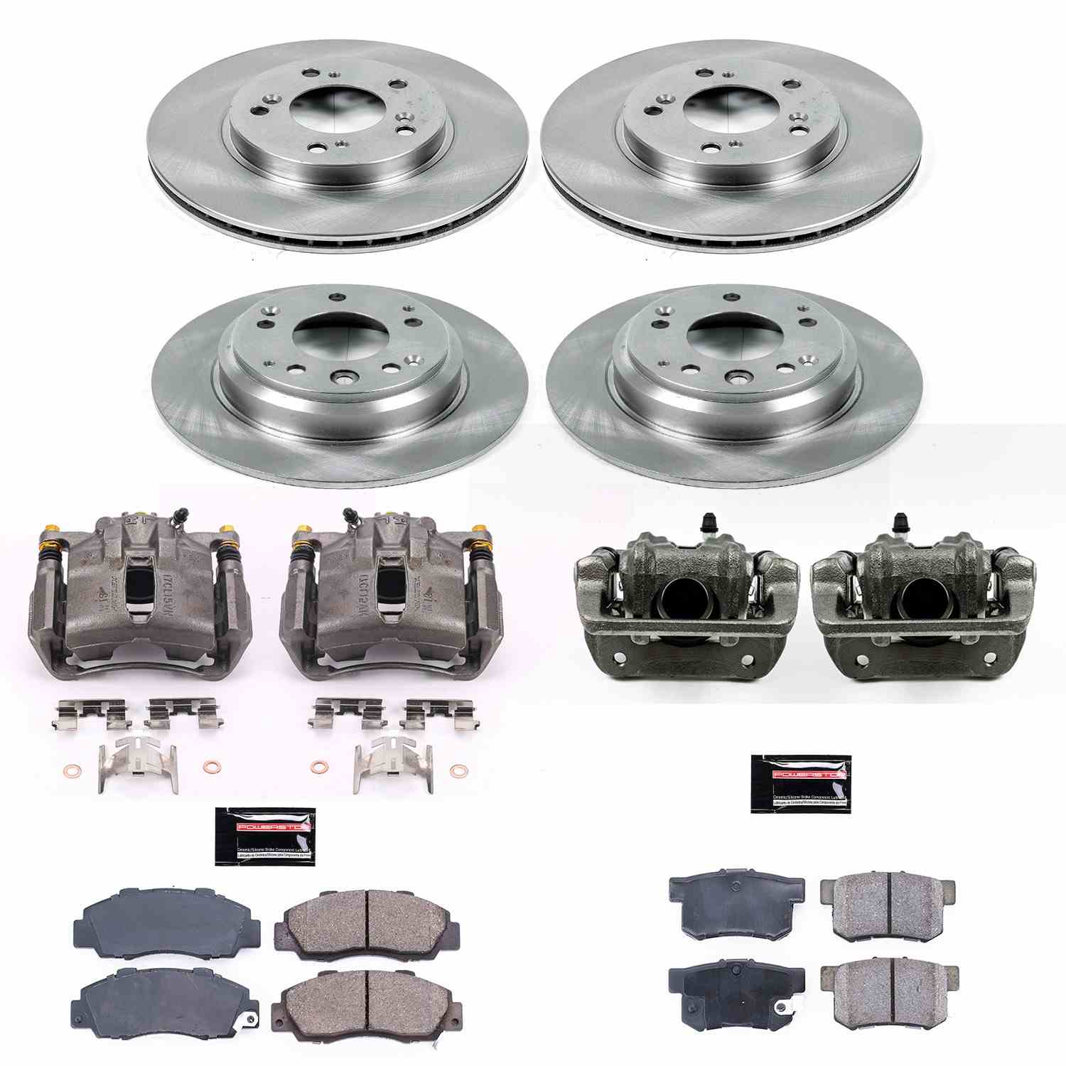 Power Stop 96-98 Acura RL Front & Rear Autospecialty Brake Kit w/Calipers