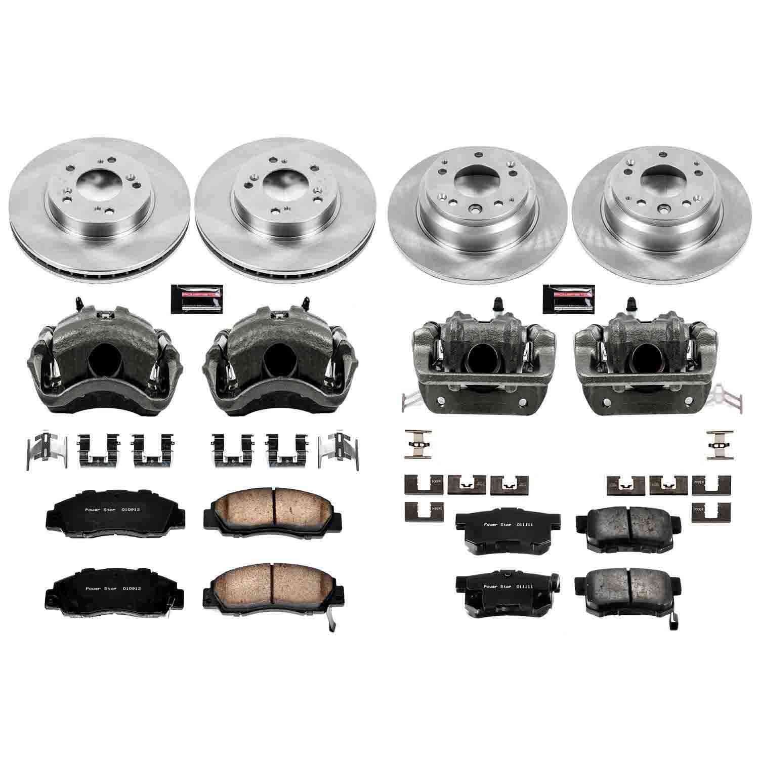 Power Stop 96-98 Acura RL Front & Rear Autospecialty Brake Kit w/Calipers