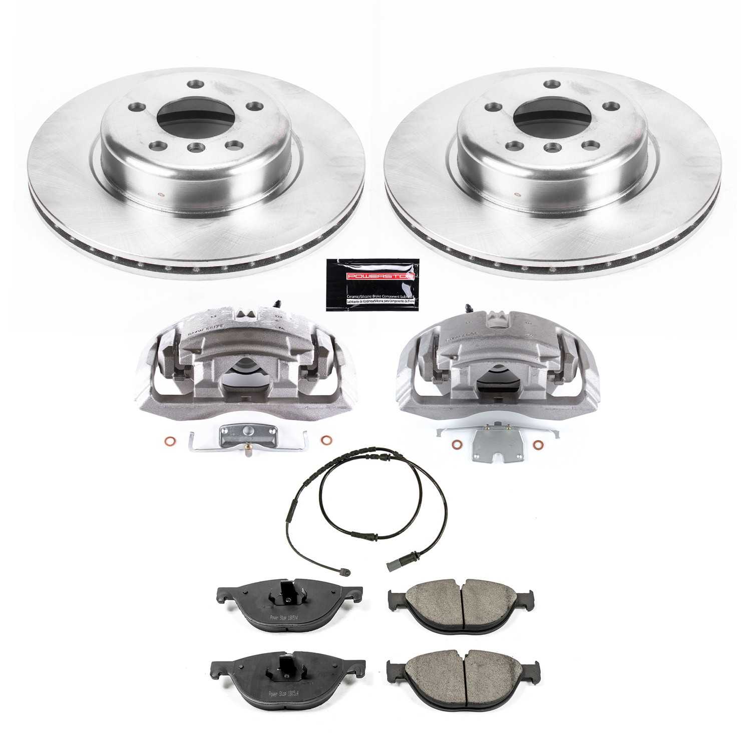 Power Stop 12-13 BMW 528i Front Autospecialty Kit w/Cals