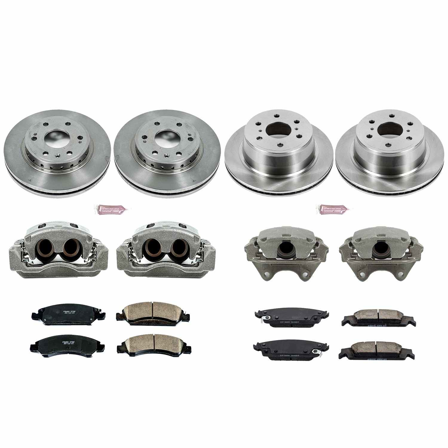 Power Stop 15-20 Chevrolet Tahoe Front & Rear Autospecialty Kit w/Cals