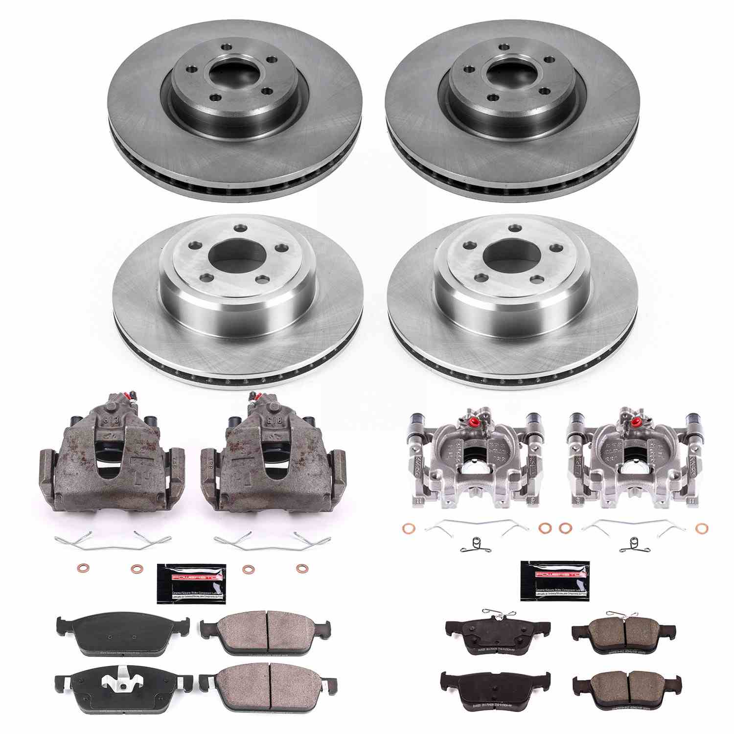 Power Stop 17-20 Ford Escape Front and Rear Autospecialty Kit w/Calipers