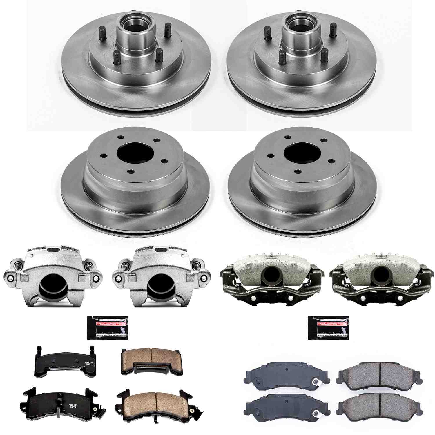 Power Stop 98-03 Chevrolet S10 Front & Rear Autospecialty Brake Kit w/Calipers