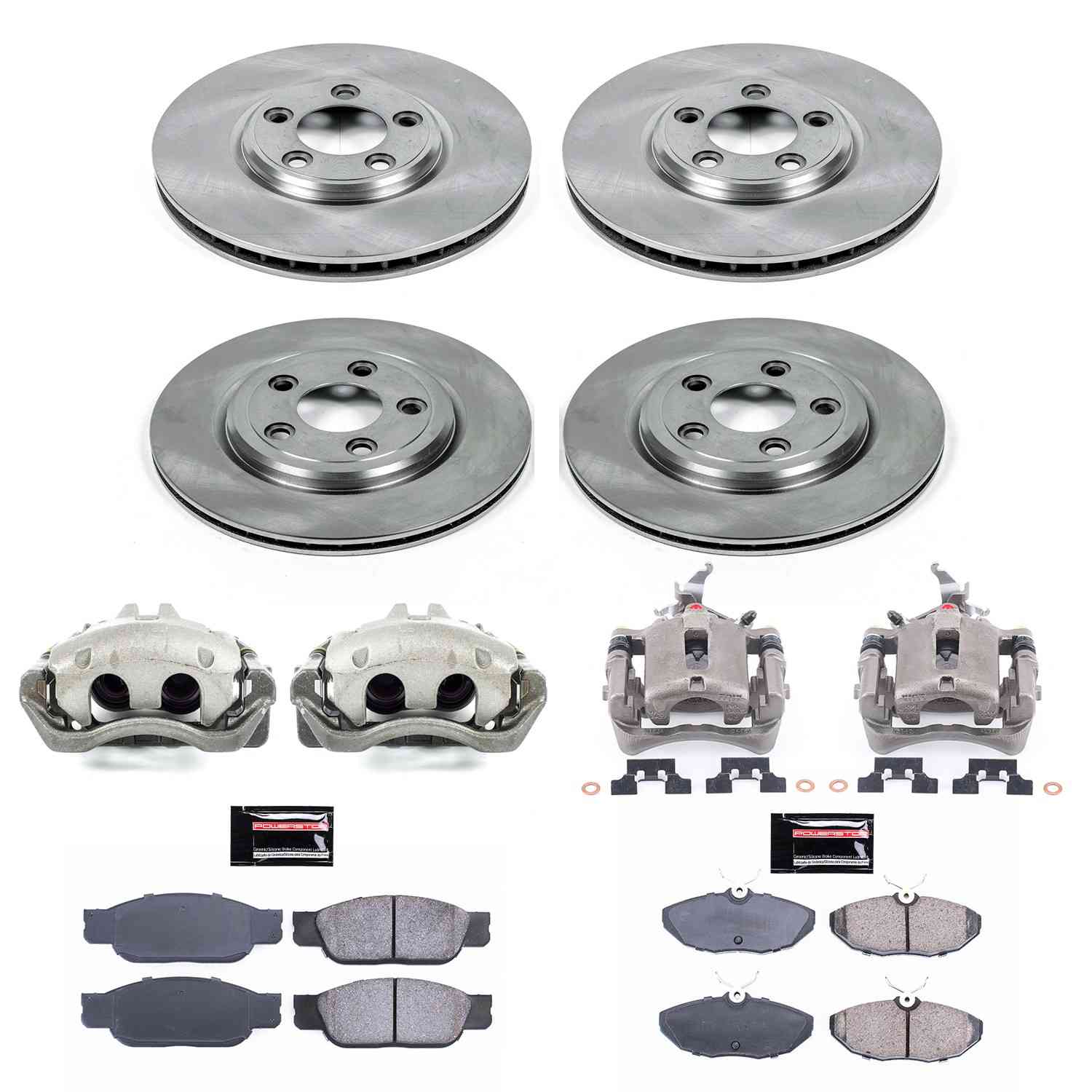 Power Stop 00-06 Lincoln LS Front & Rear Autospecialty Brake Kit w/Calipers