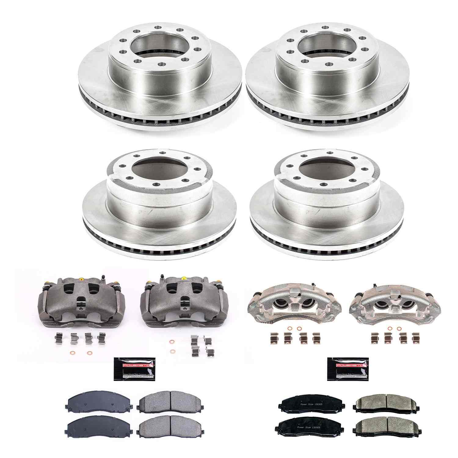 Power Stop 2016 Ford F-350 Super Duty Front & Rear Autospecialty Kit w/Cals
