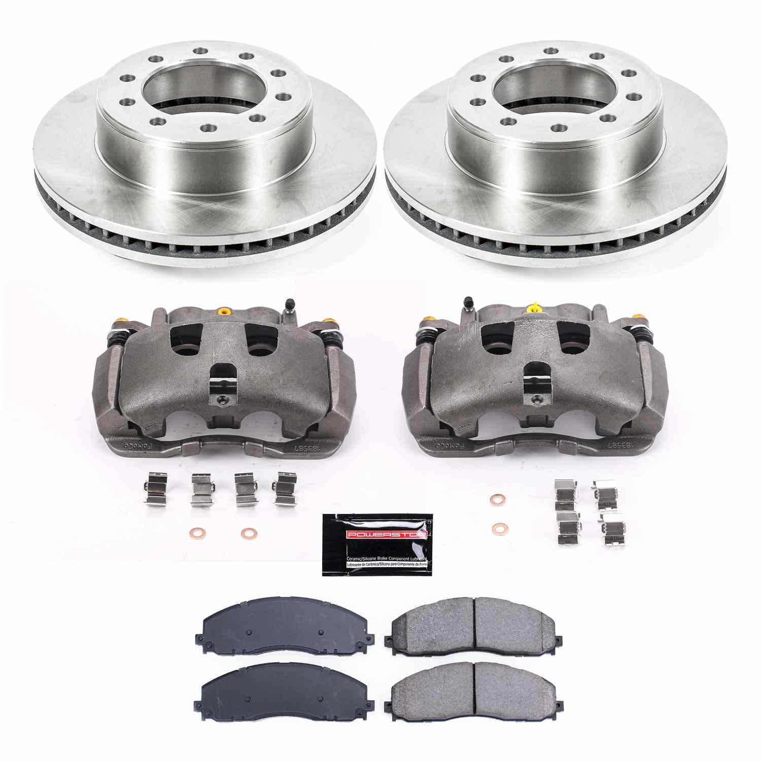 Power Stop 2016 Ford F-350 Super Duty Front Autospecialty Brake Kit w/Calipers