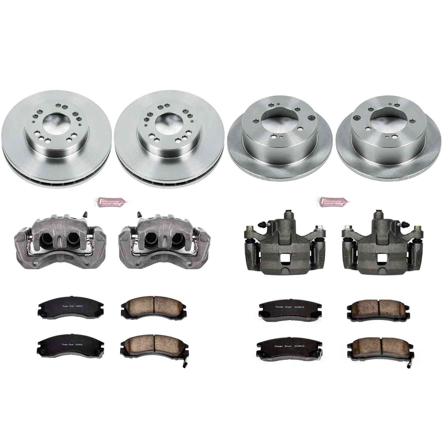 Power Stop 95-97 Eagle Talon Front & Rear Autospecialty Brake Kit w/Calipers