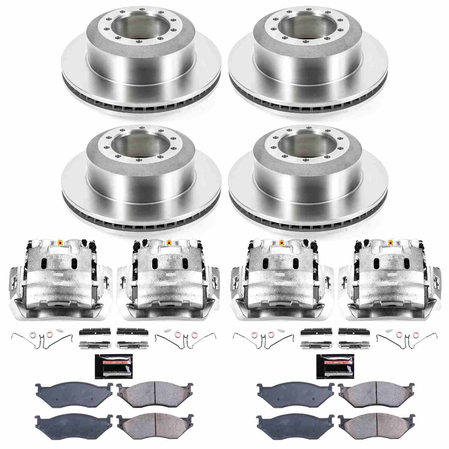 Power Stop 06-09 Ford LCF Front & Rear Autospecialty Kit w/Cals