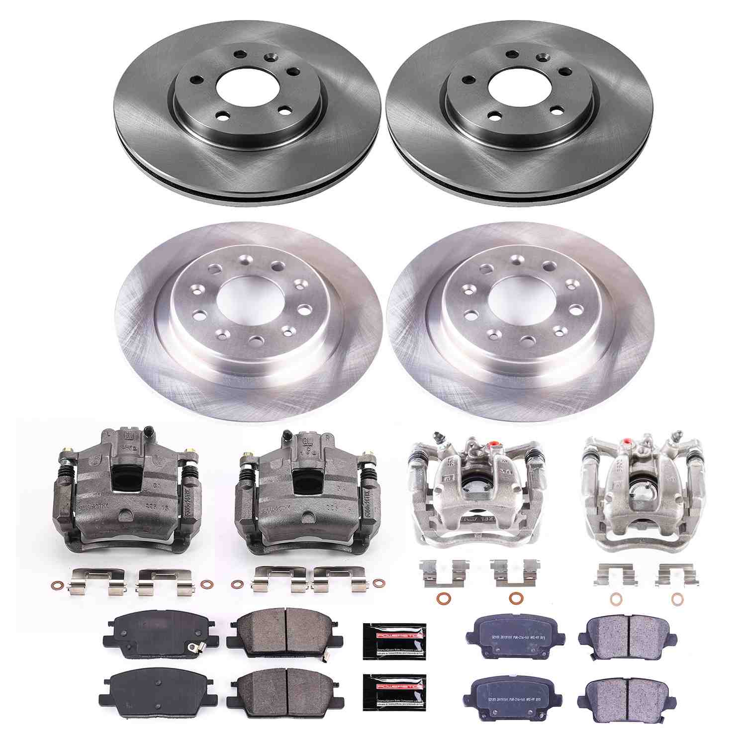 Power Stop 19-20 Buick Regal Sportback Front & Rear Autospecialty Brake Kit w/Calipers