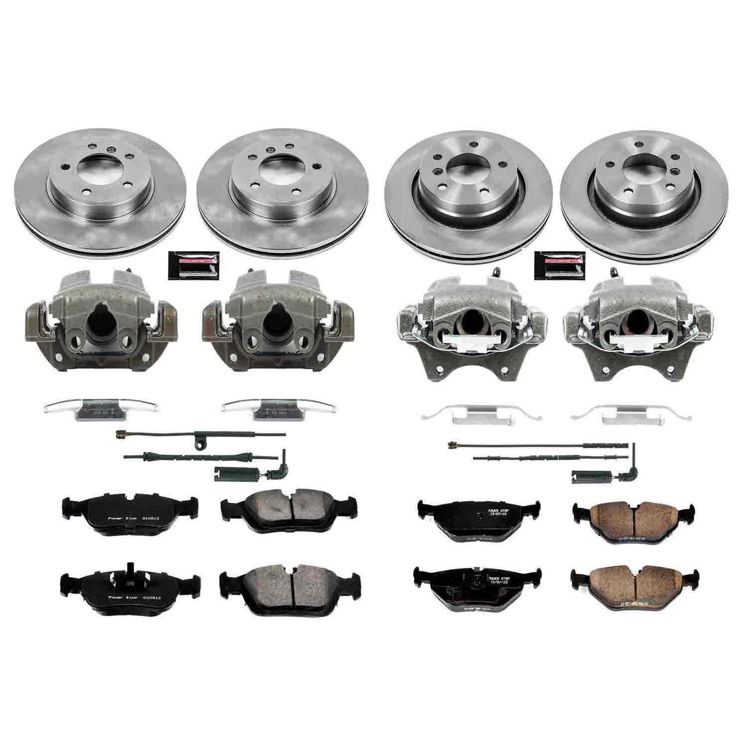 Power Stop 2000 BMW 323i Front & Rear Autospecialty Brake Kit w/Calipers