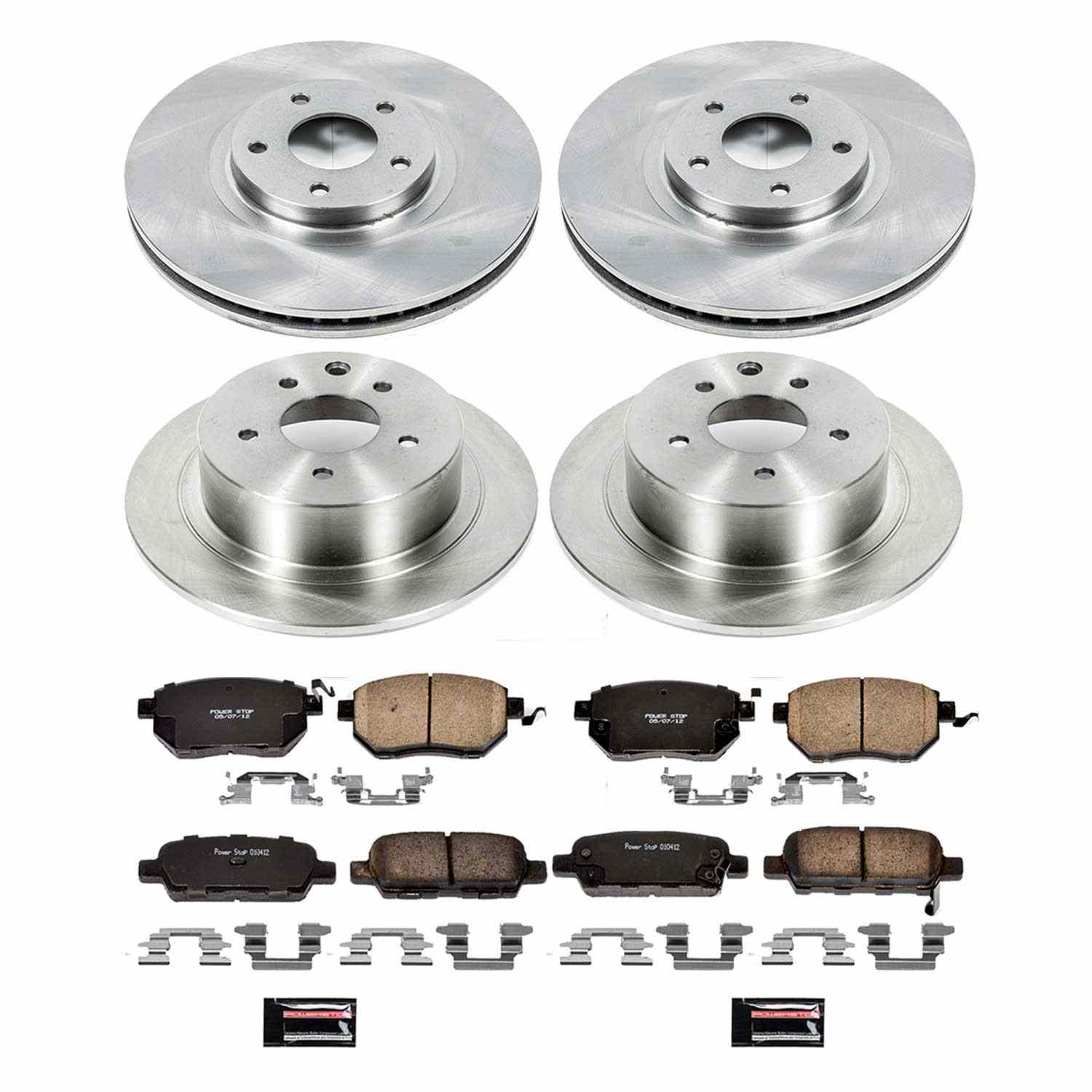 Power Stop 05-06 Nissan Altima Front & Rear Autospecialty Brake Kit