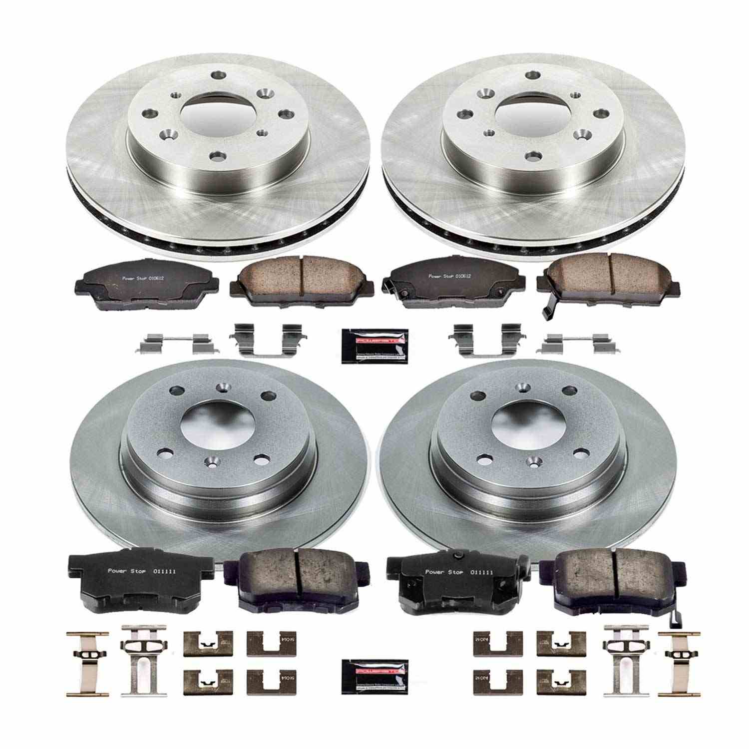 Power Stop 92-96 Honda Prelude Front & Rear Autospecialty Brake Kit