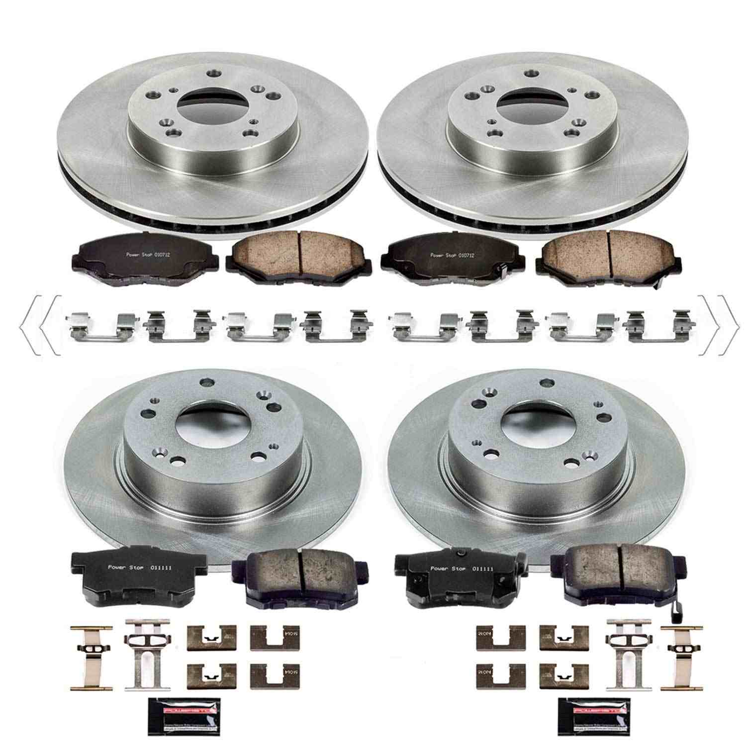 Power Stop 03-07 Honda Accord Front & Rear Autospecialty Brake Kit
