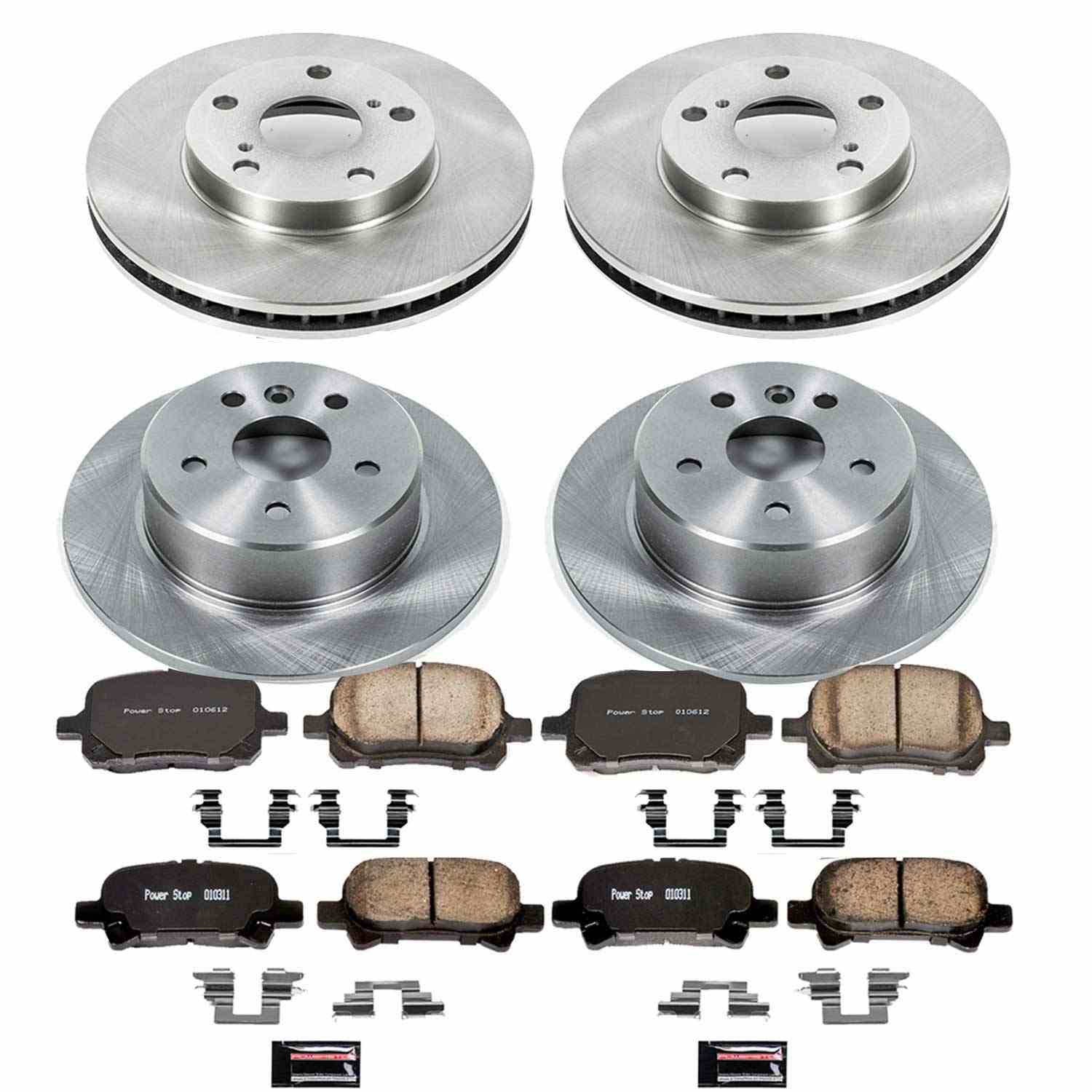 Power Stop 00-04 Toyota Avalon Front & Rear Autospecialty Brake Kit