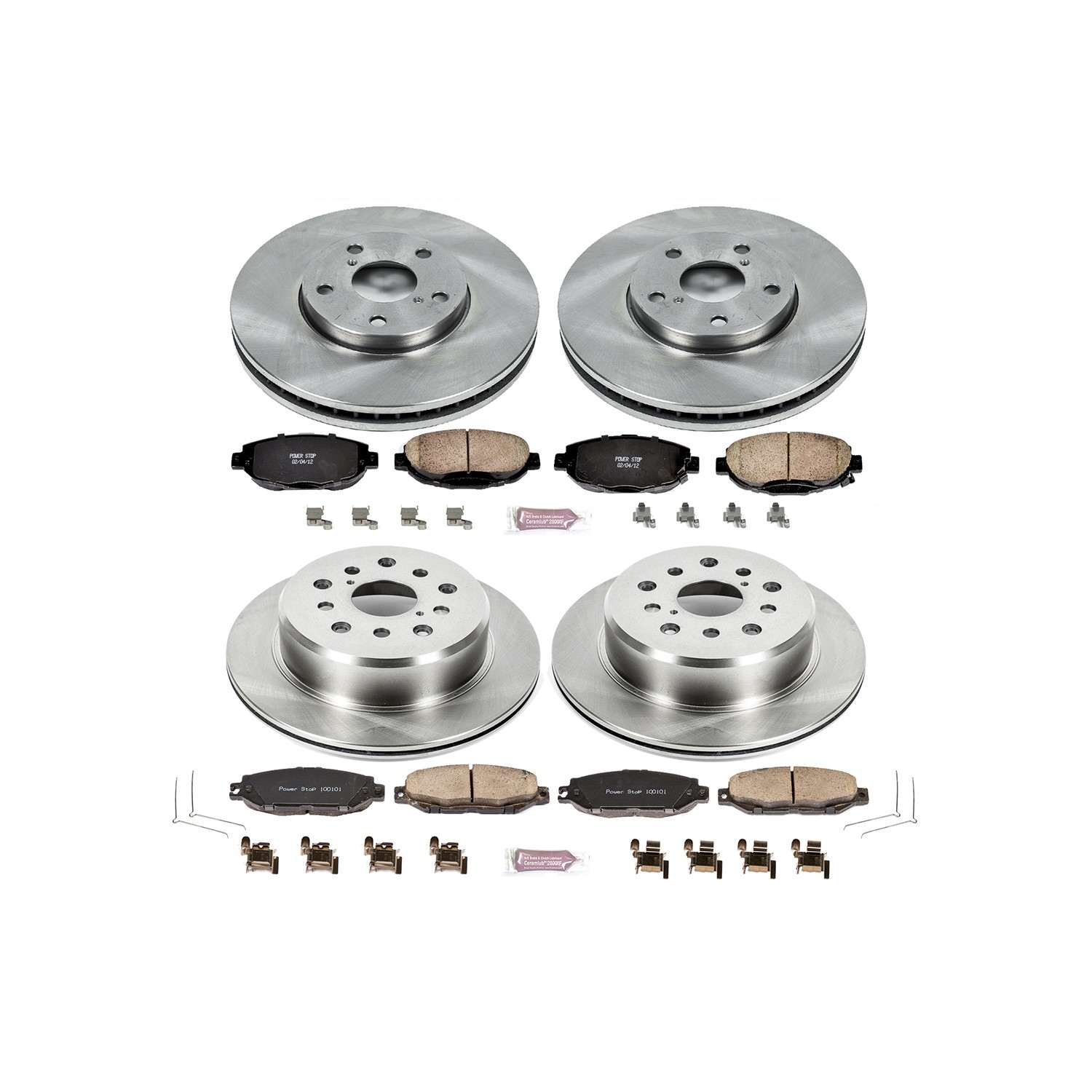 Power Stop 99-00 Lexus SC300 Front & Rear Autospecialty Brake Kit