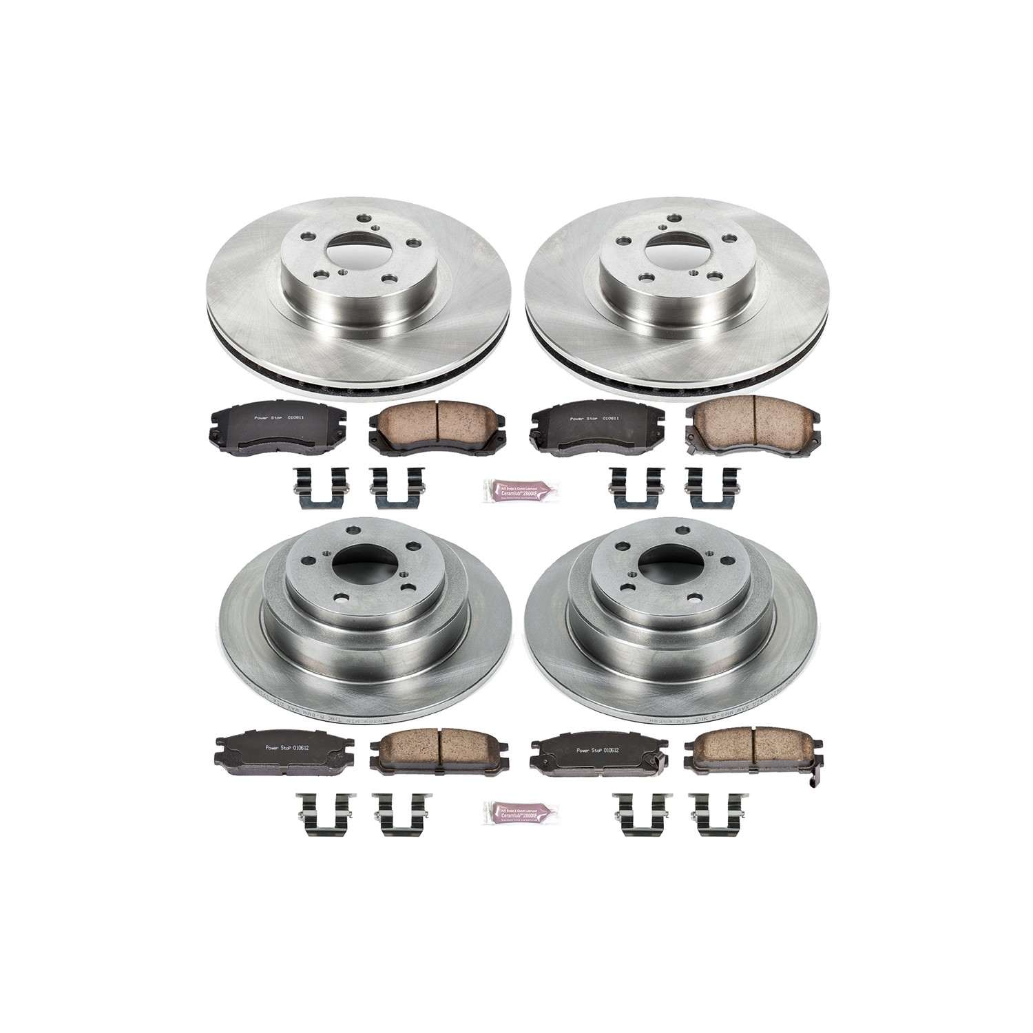 Power Stop 1996 Subaru Legacy Front & Rear Autospecialty Brake Kit