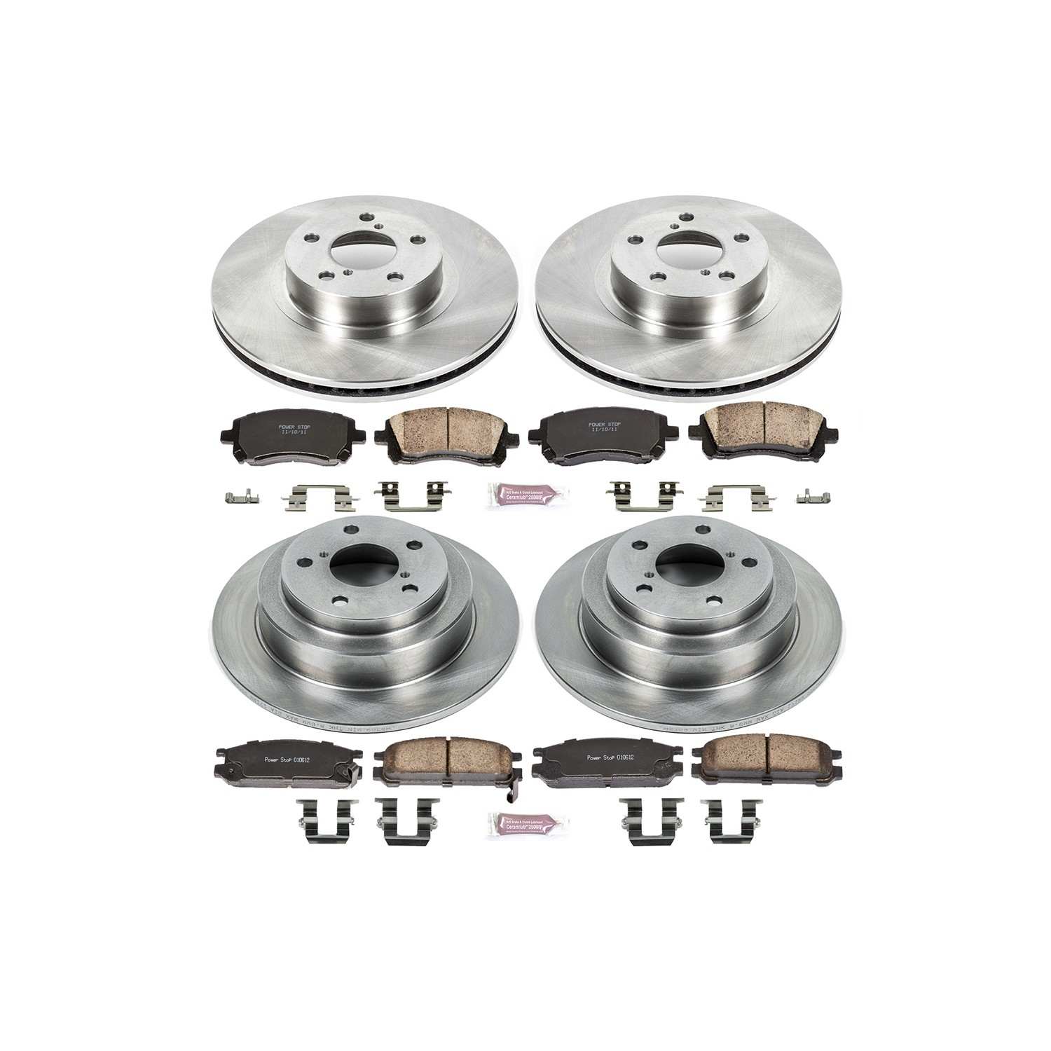Power Stop 1998 Subaru Impreza Front & Rear Autospecialty Brake Kit