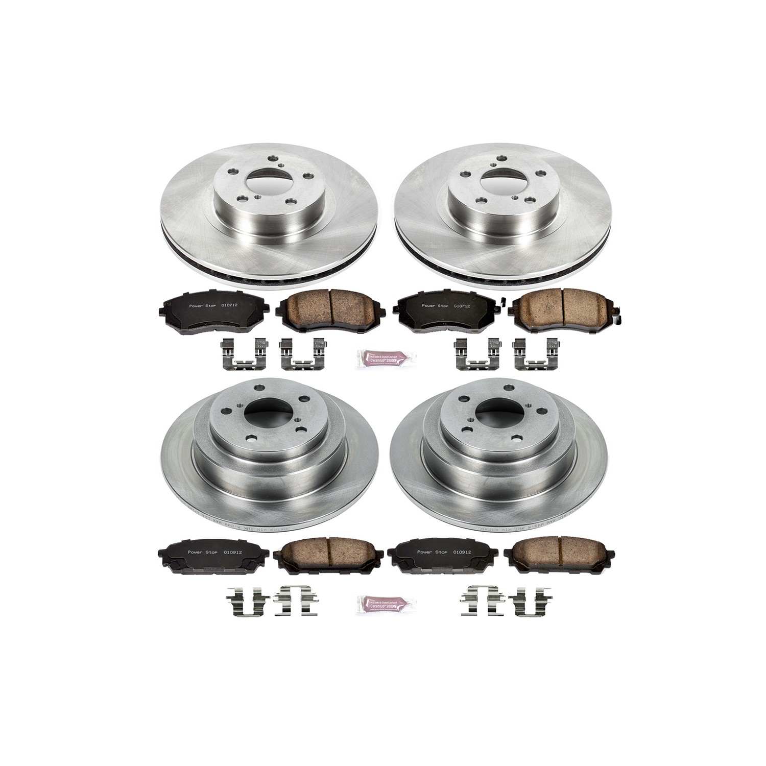 Power Stop 05-06 Saab 9-2X Front & Rear Autospecialty Brake Kit