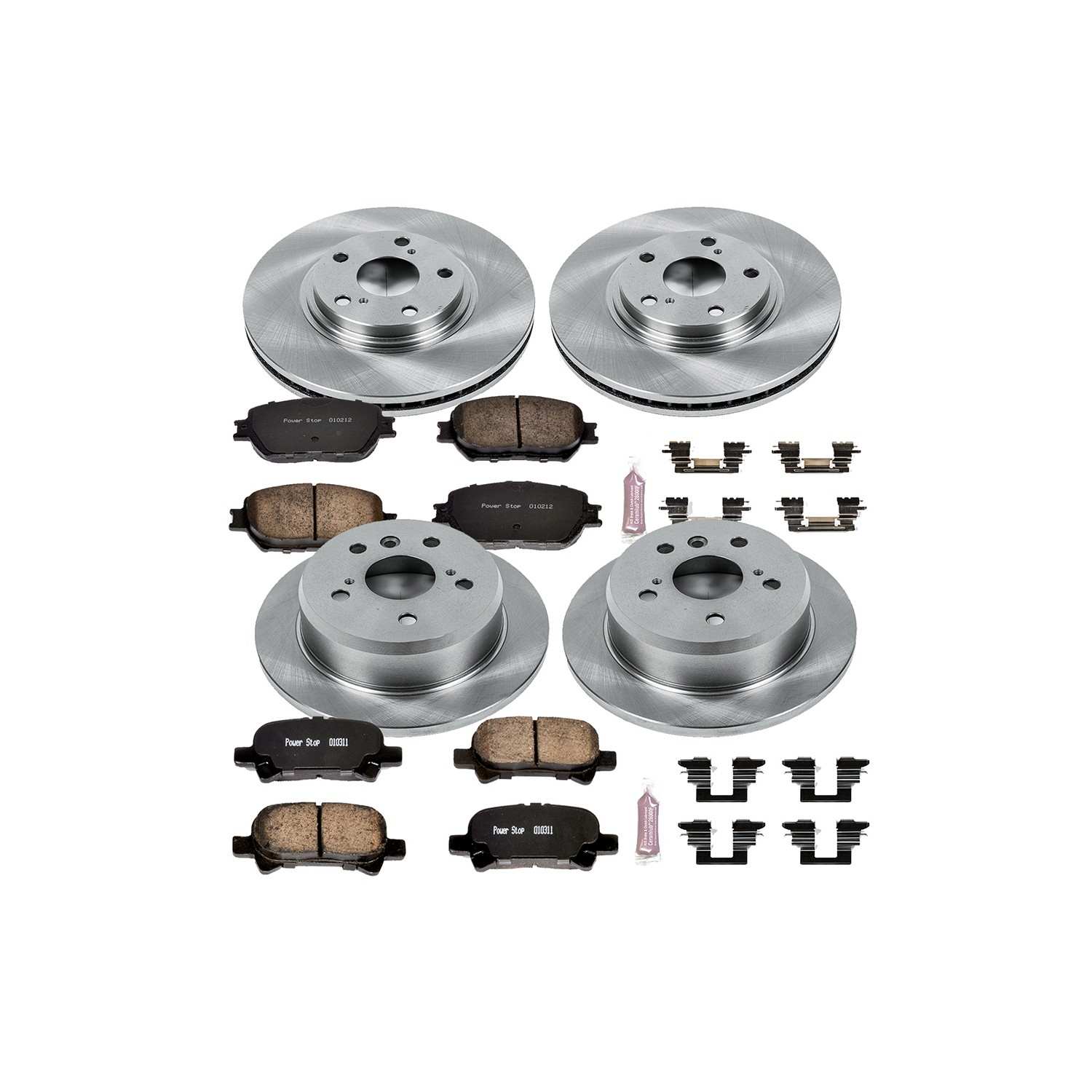 Power Stop 02-04 Toyota Camry Front & Rear Autospecialty Brake Kit