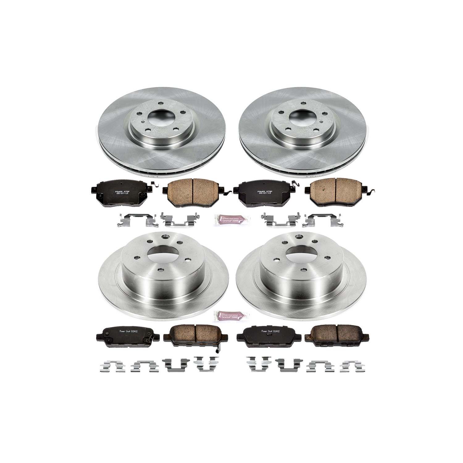 Power Stop 07-08 Nissan Maxima Front & Rear Autospecialty Brake Kit
