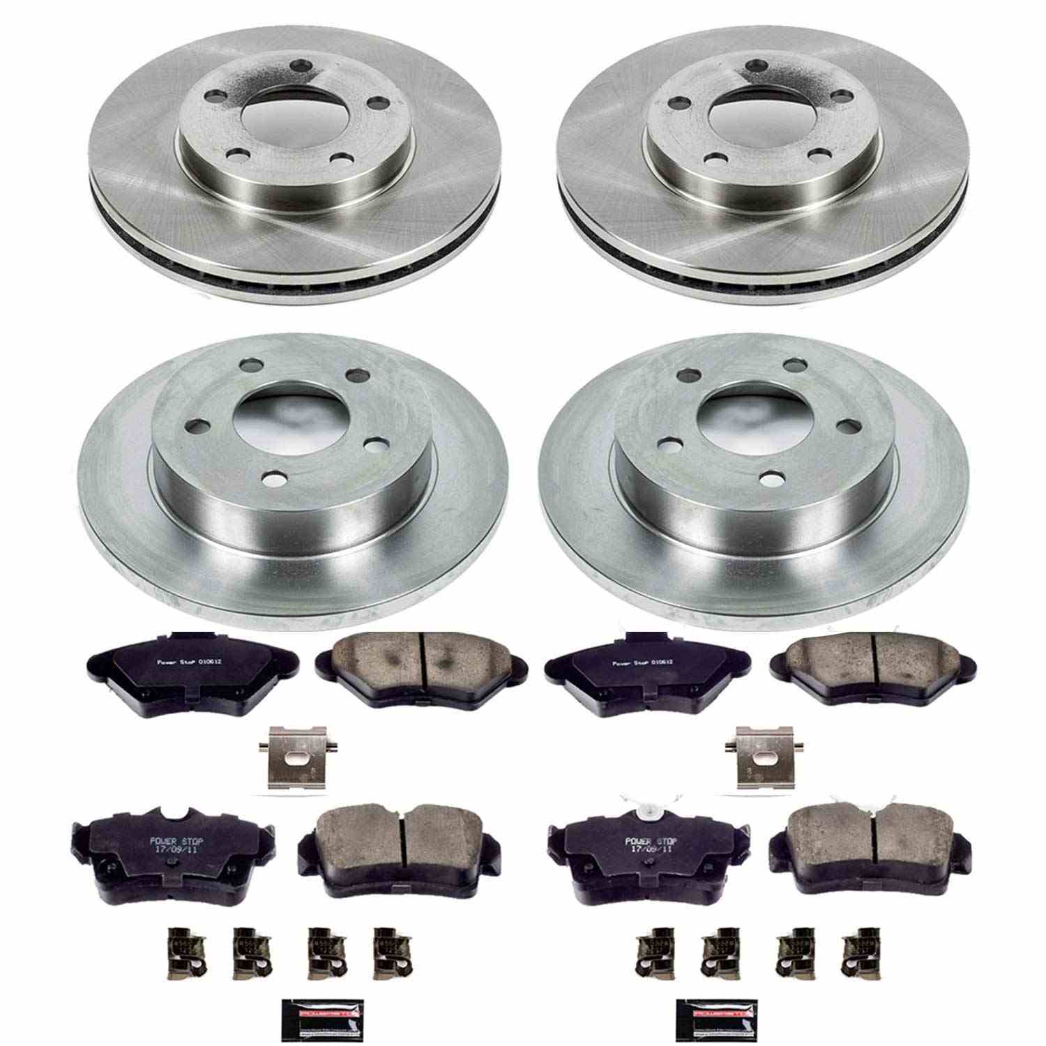 Power Stop 94-98 Ford Mustang Front & Rear Autospecialty Brake Kit