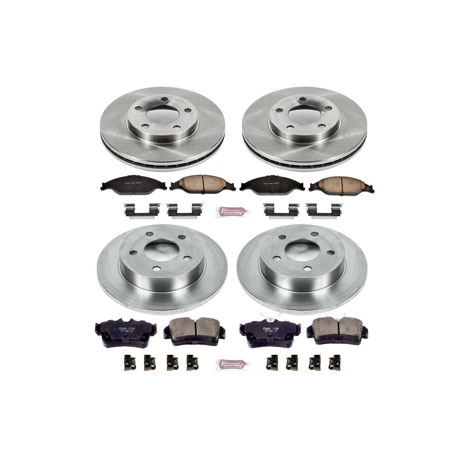 Power Stop 99-04 Ford Mustang Front & Rear Autospecialty Brake Kit