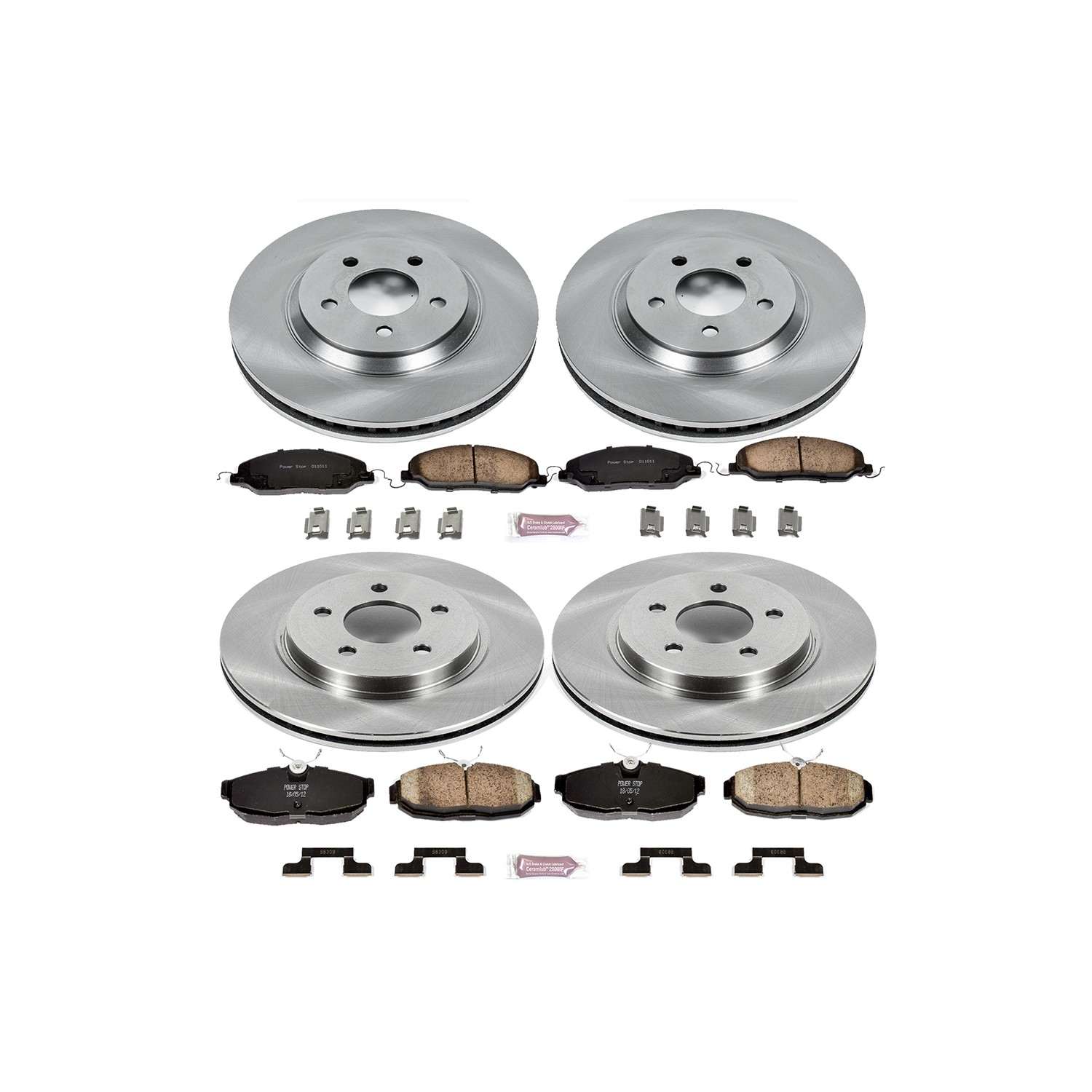 Power Stop 05-10 Ford Mustang Front & Rear Autospecialty Brake Kit